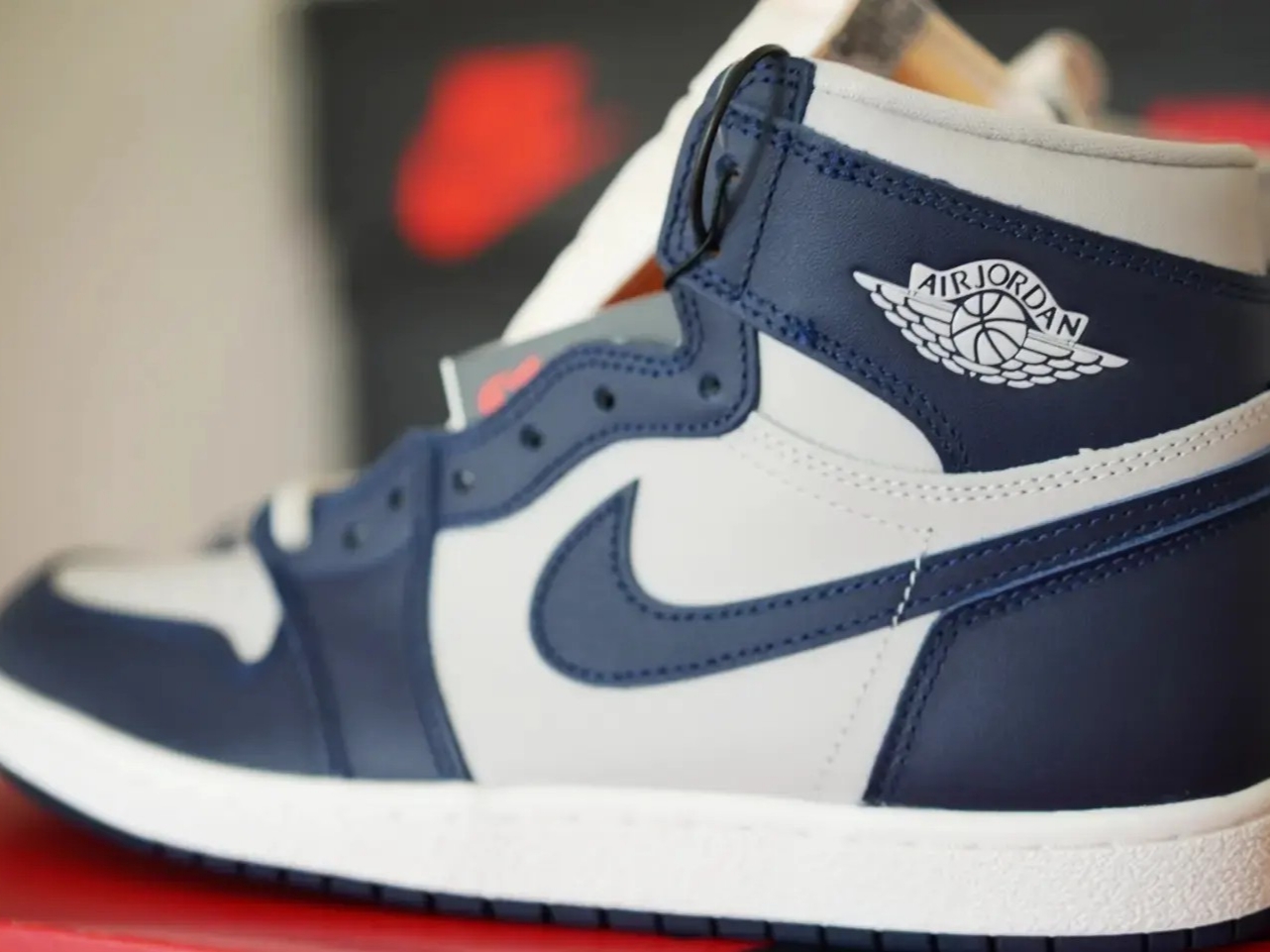 Jordan 1 High 85 College Navy 착용 스타일 - 2