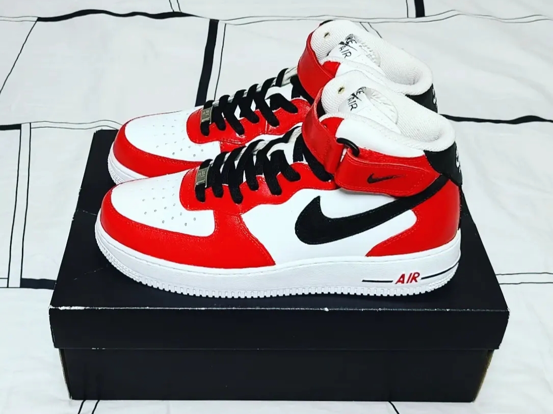 Nike Air Force 1 Mid '07 White 착용 스타일 - 2