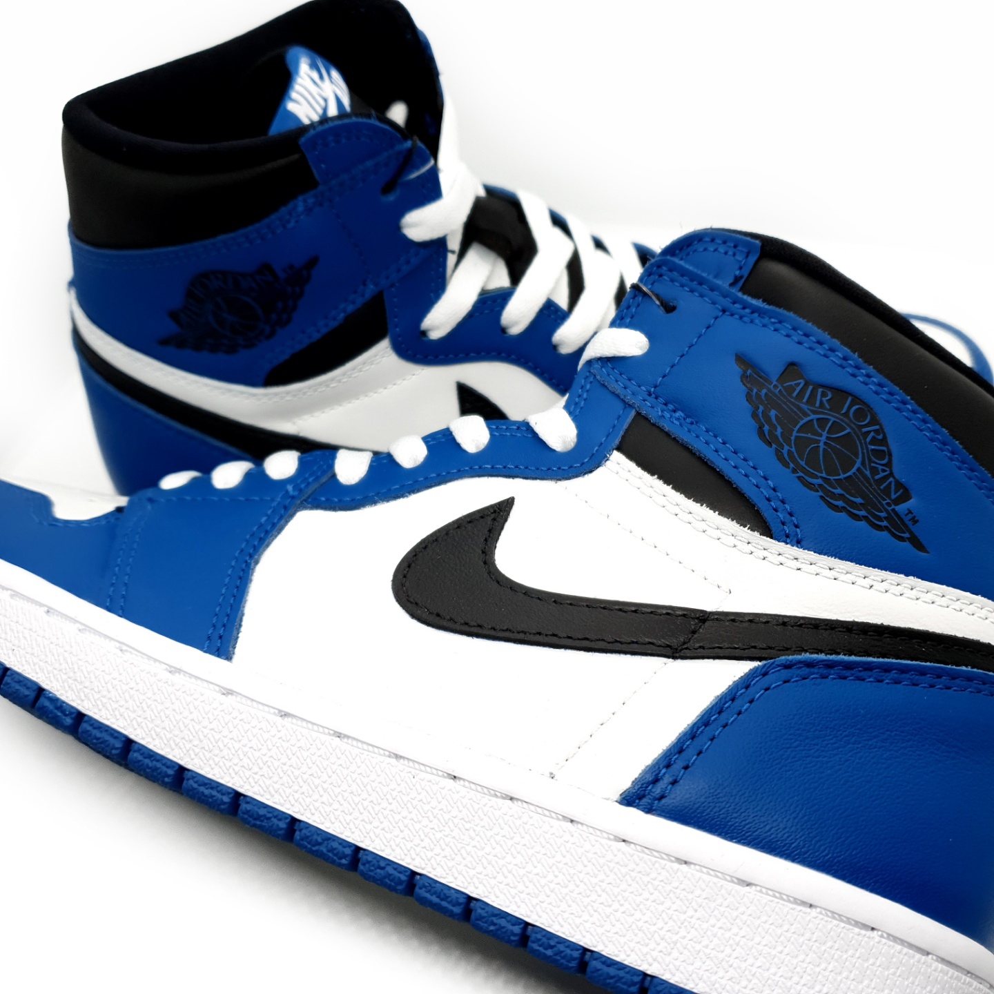 Jordan 1 Retro High OG Dark Marina Blue, Jordan 1 Retro High Game Royal 착용 스타일 - 5