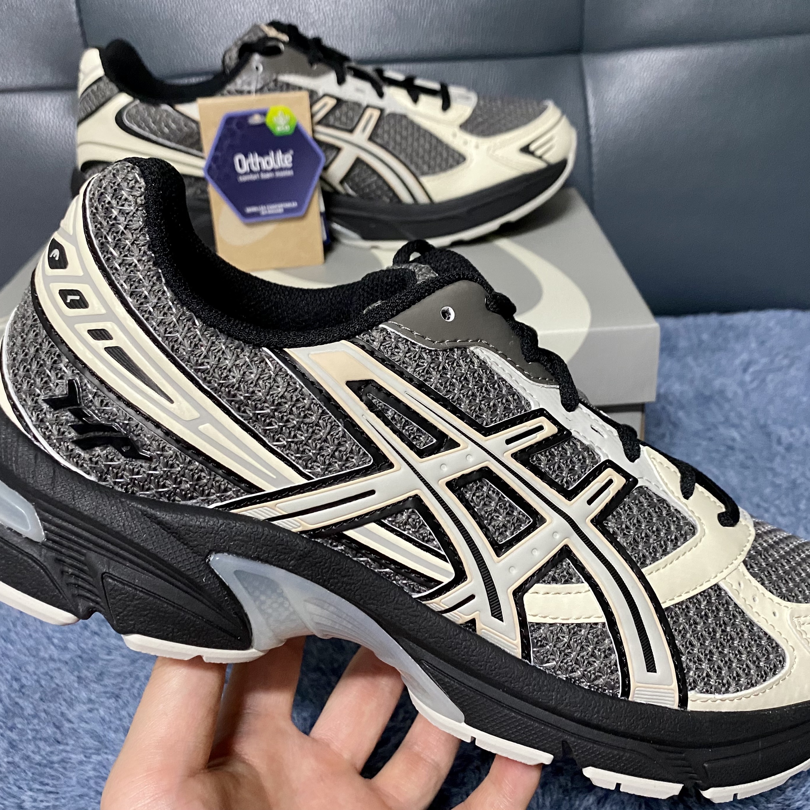 Asics x I4P Gel-1130 Mink Glacier Grey 착용 스타일 - 4