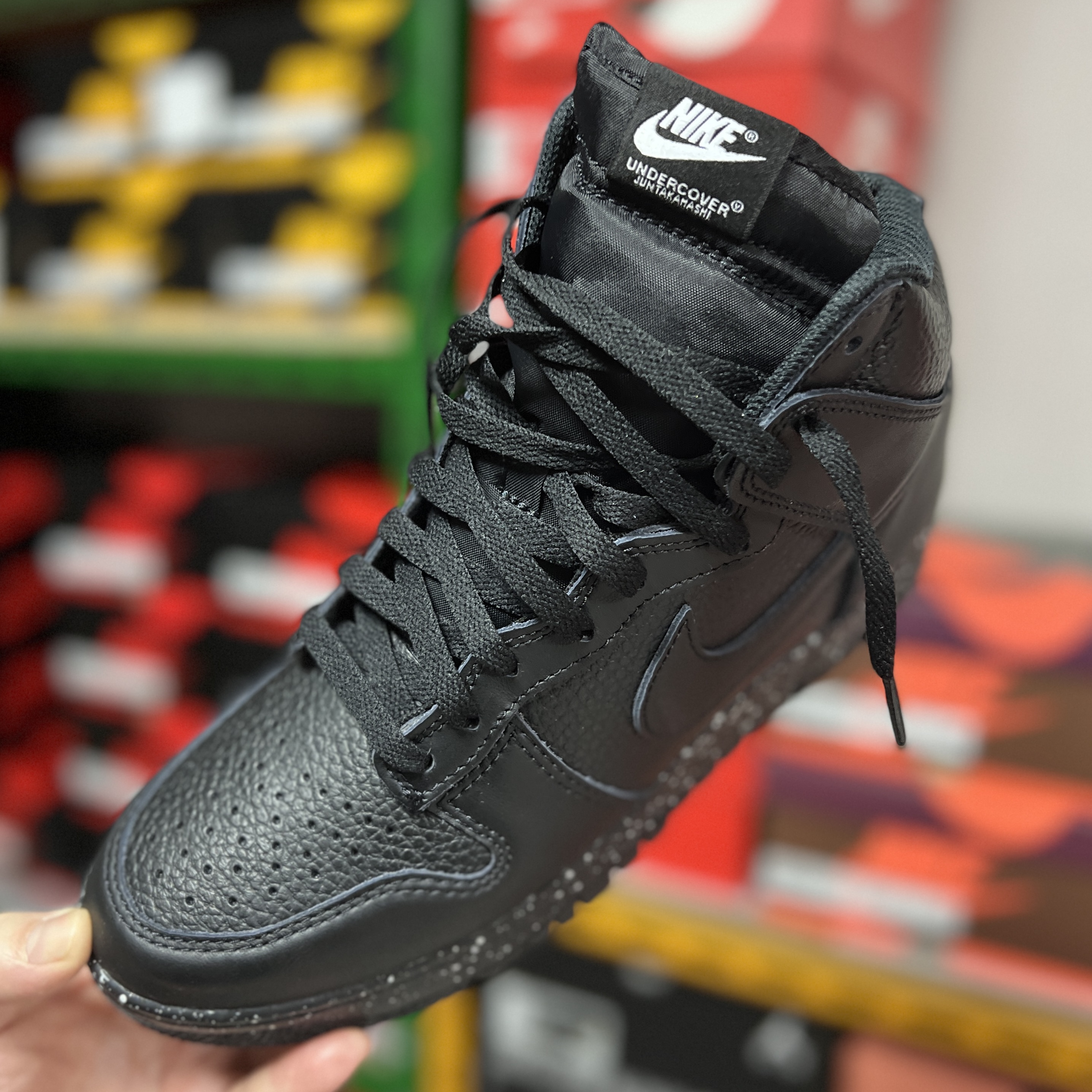 Nike x Undercover Dunk High 1985 Black 착용 스타일 - 1