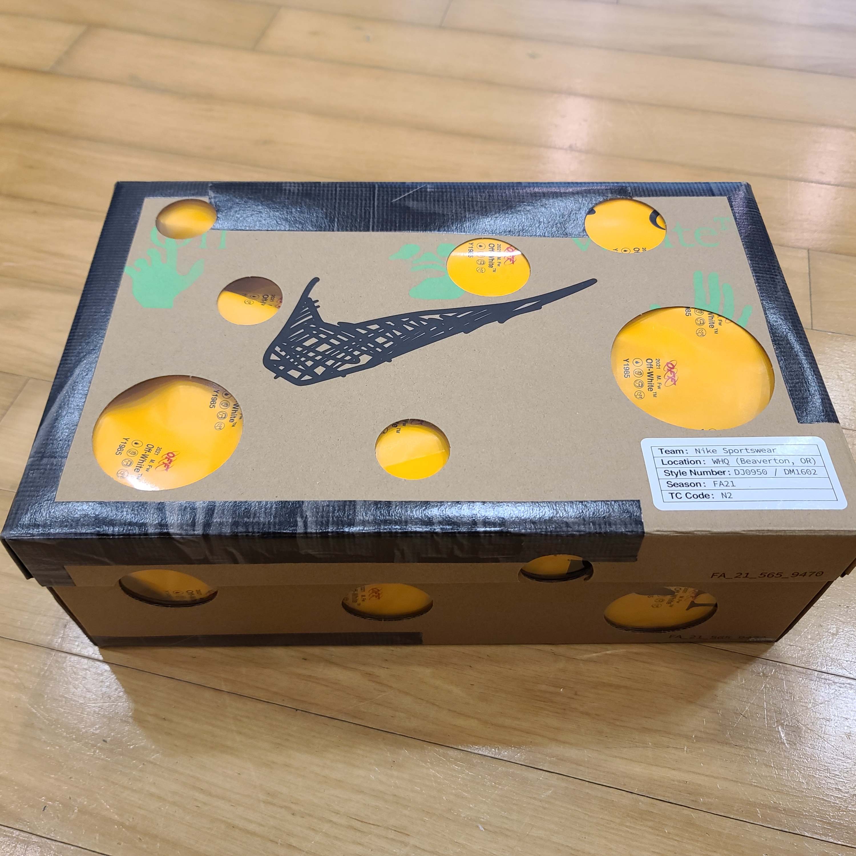 Nike x Off-White Dunk Low The 50 - Lot 18 착용 스타일 - 5