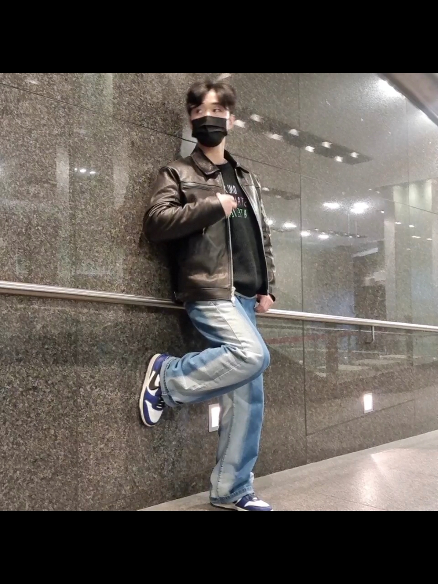 Nike x Ambush Dunk High Deep Royal Blue 착용 스타일 - 1