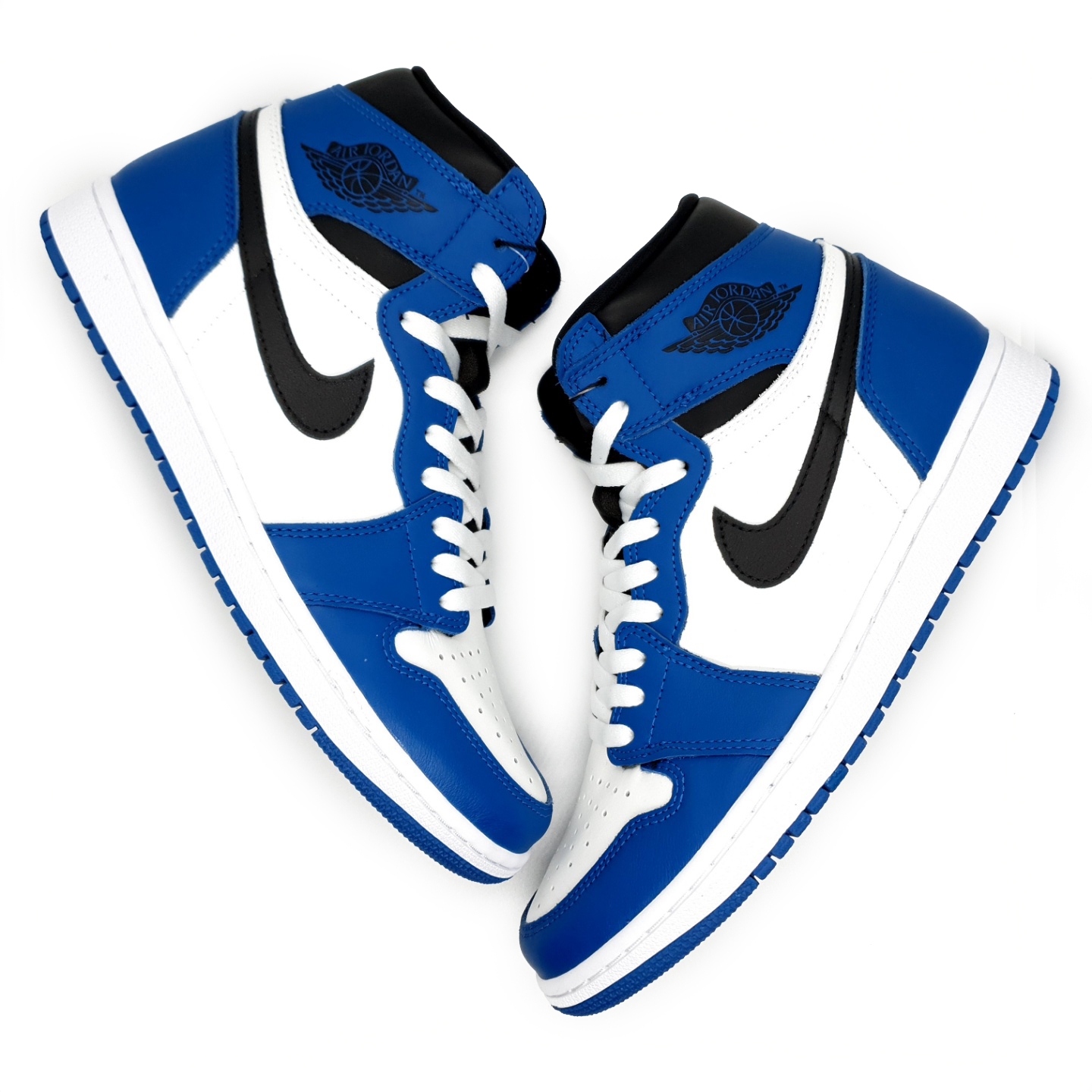 Jordan 1 Retro High OG Dark Marina Blue, Jordan 1 Retro High Game Royal 착용 스타일 - 4