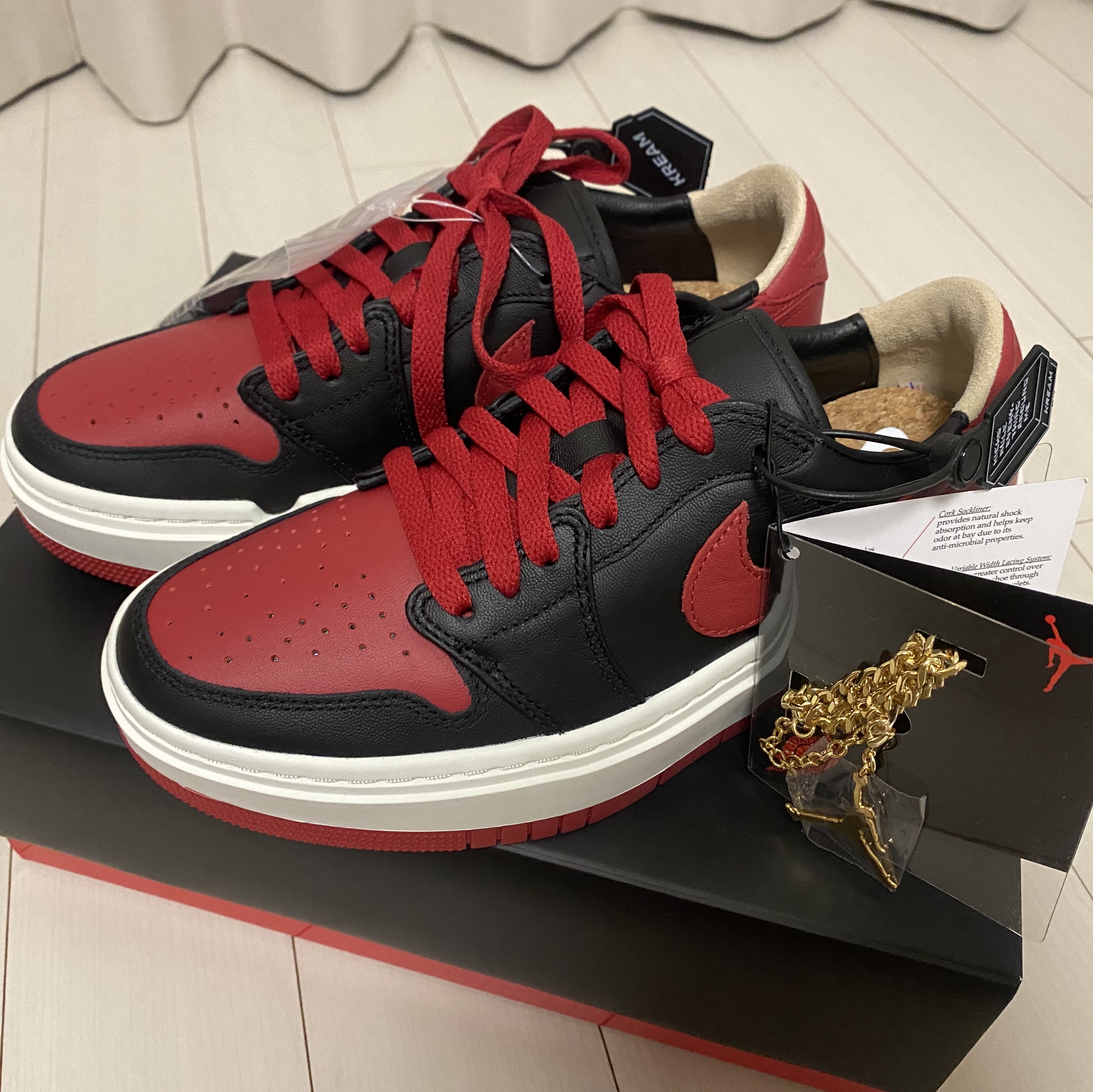 (W) Jordan 1 Elevate Low SE Bred 착용 스타일 - 2