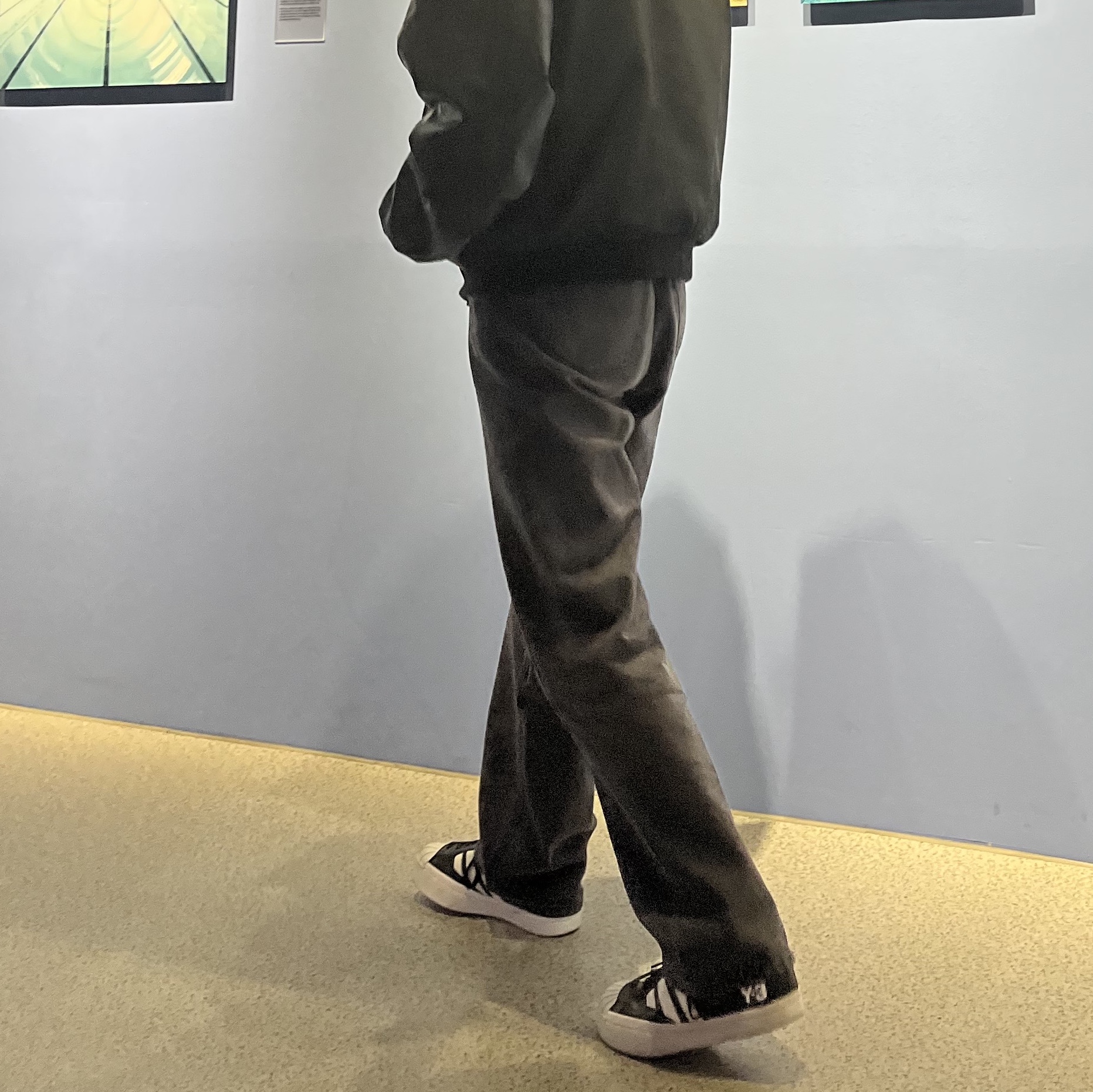 Y-3 Yohji Star Black White 착용 스타일 - 2