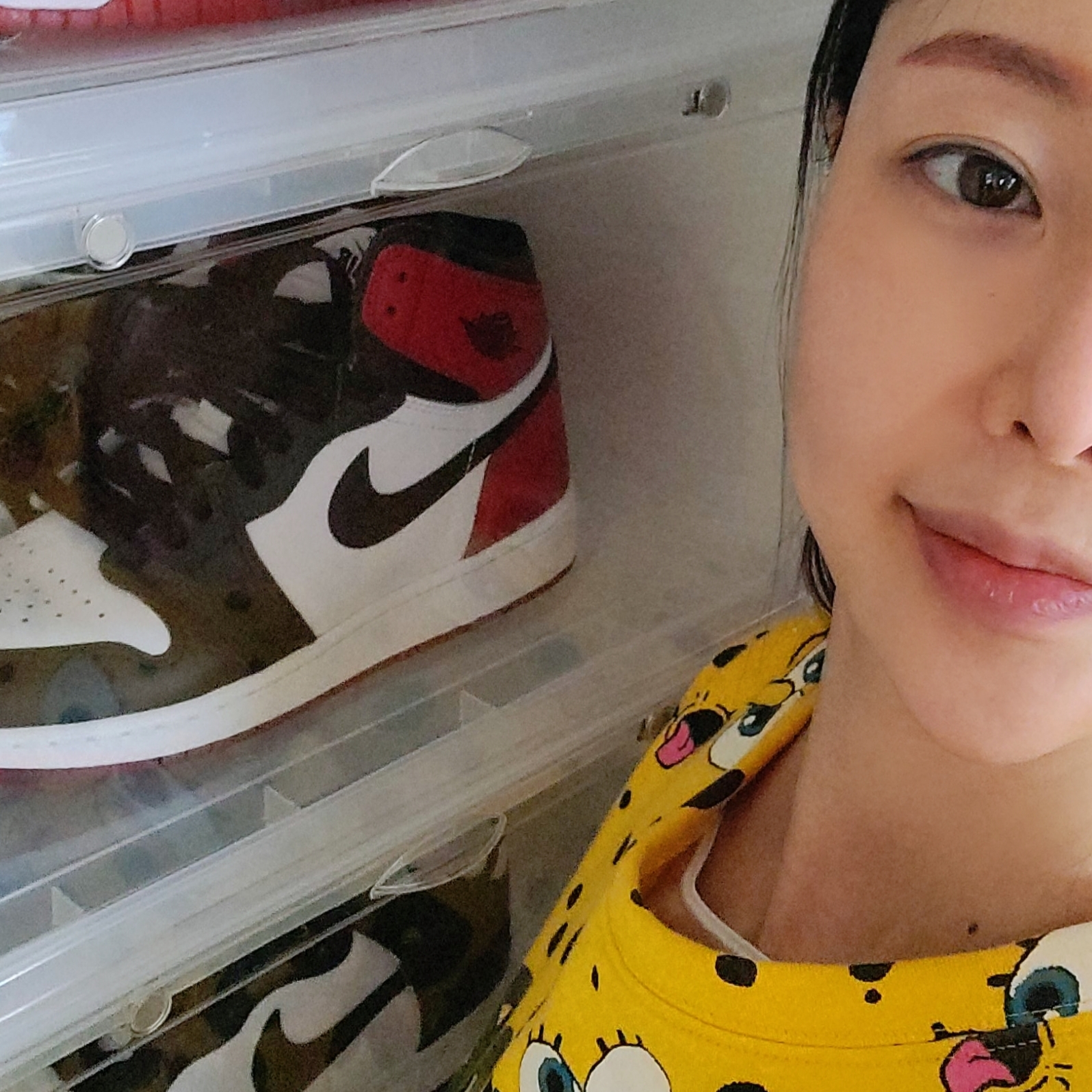 Jordan 1 Retro High OG Black Toe 2016, (GS) Jordan 1 Retro High OG Black Toe 2016 착용 스타일