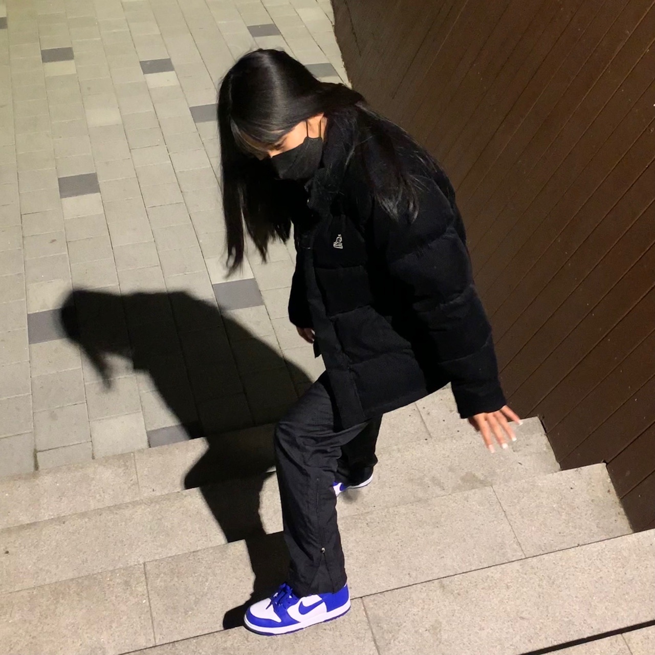 Nike Dunk High Retro Game Royal, (GS) Nike Dunk High Game Royal 착용 스타일 - 2