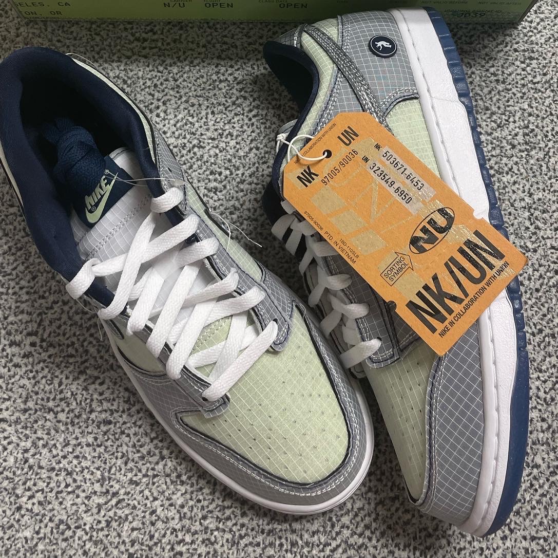 Nike x Union Dunk Low Passport Pack Pistachio 착용 스타일 - 1