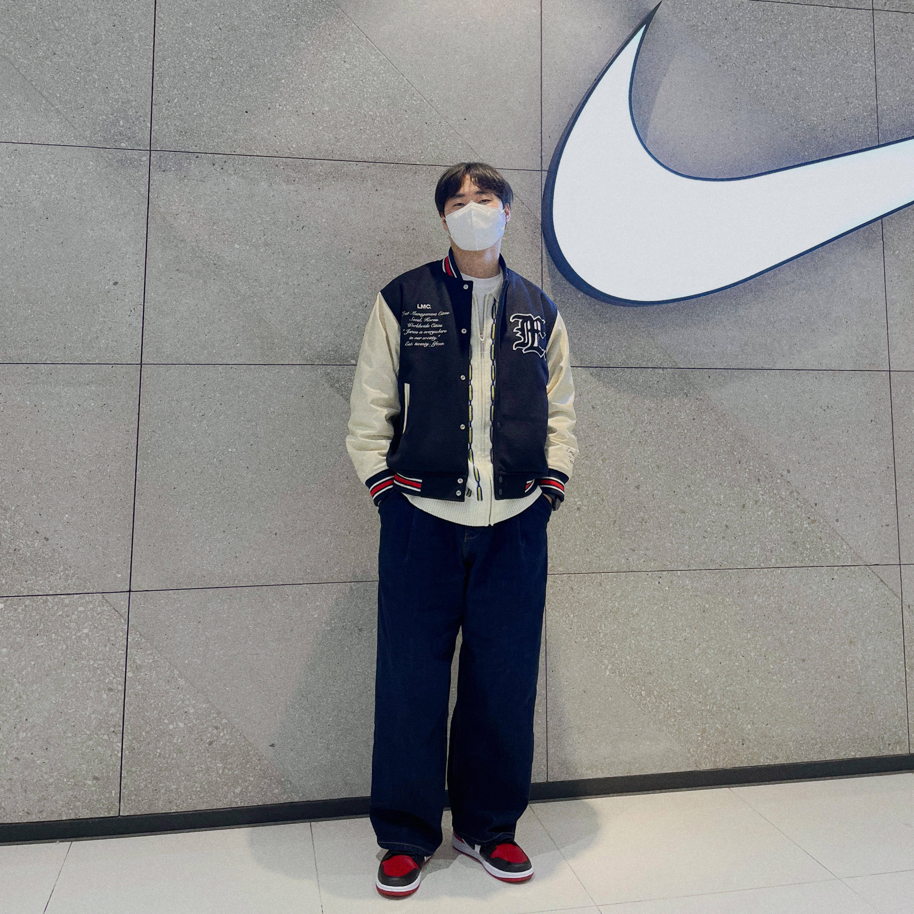 Jordan 1 Low Bred Toe 착용 스타일
