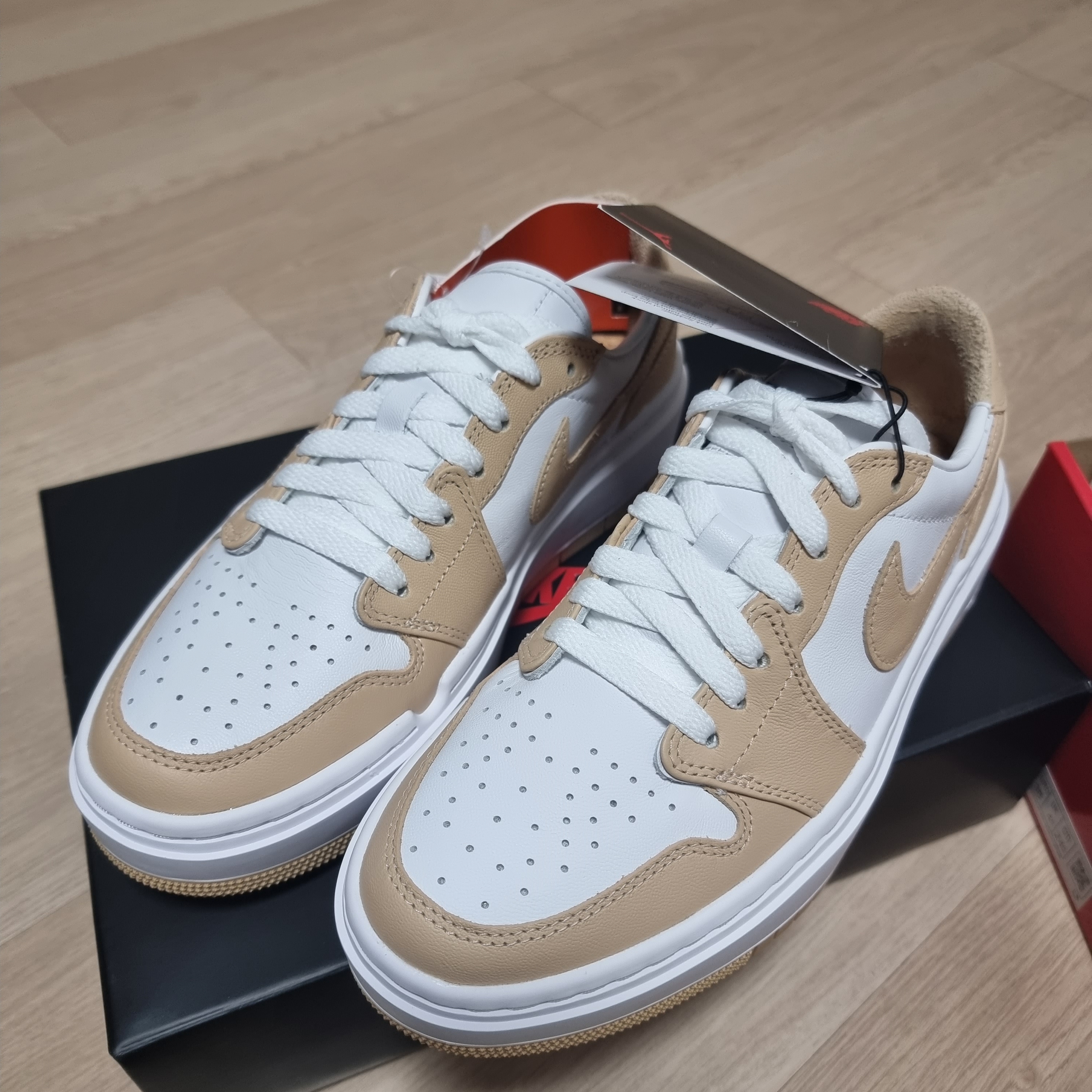 (W) Jordan 1 Elevate Low White Onyx 착용 스타일