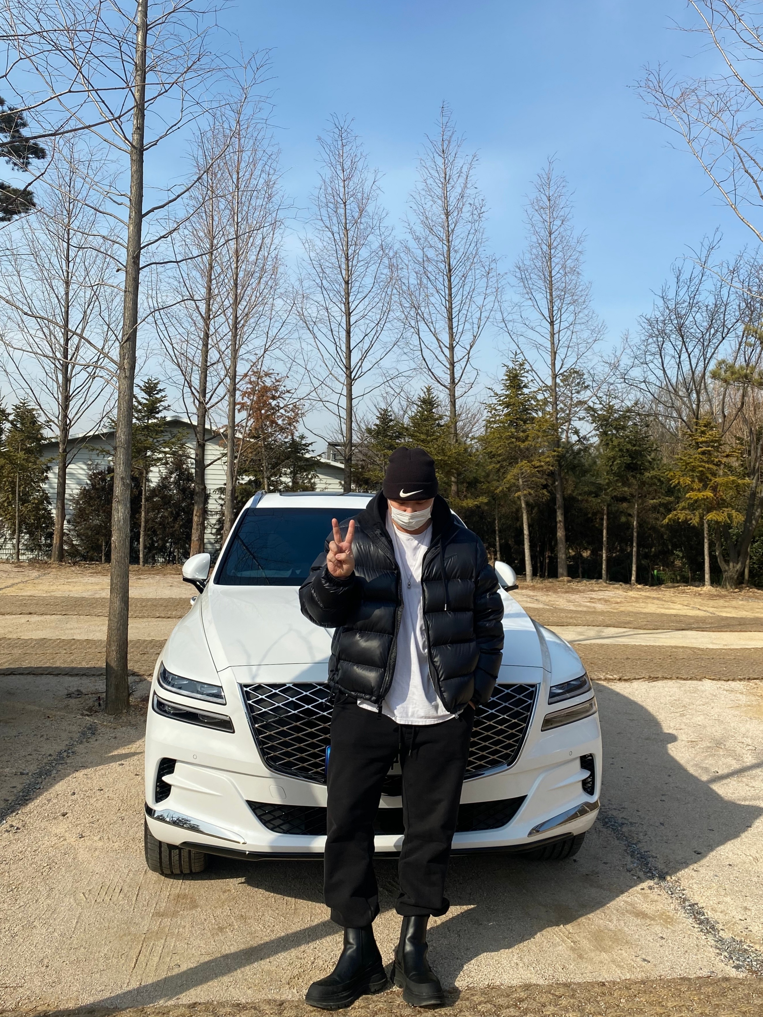 Nike x Drake Nocta Puffer Jacket Black - US/EU, Nike x Stussy Cuff Beanie Black 착용 스타일