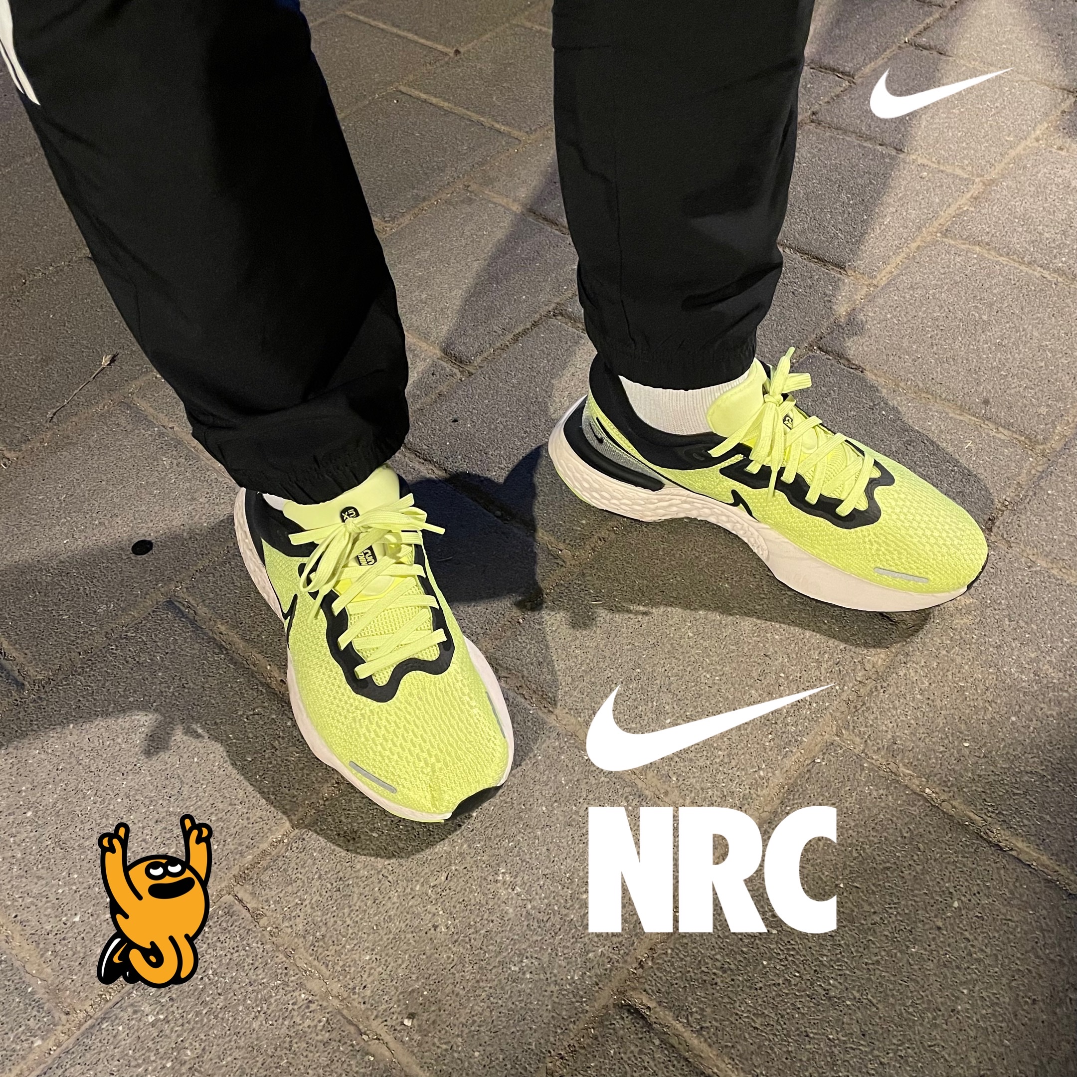 Nike ZoomX Invincible Run Flyknit Volt 착용 스타일