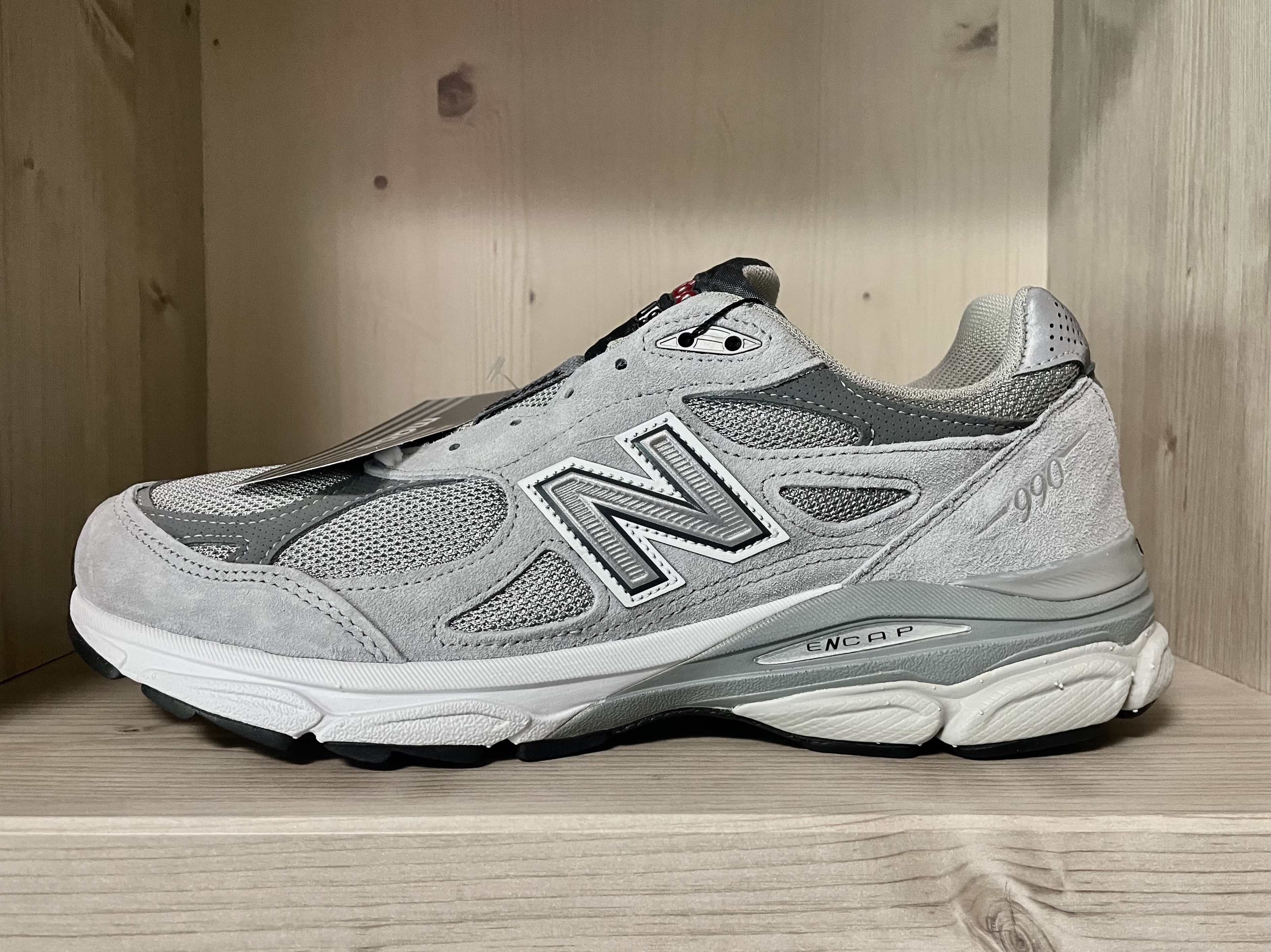 New Balance 990v3 Made in USA Grey - D Standard 착용 스타일