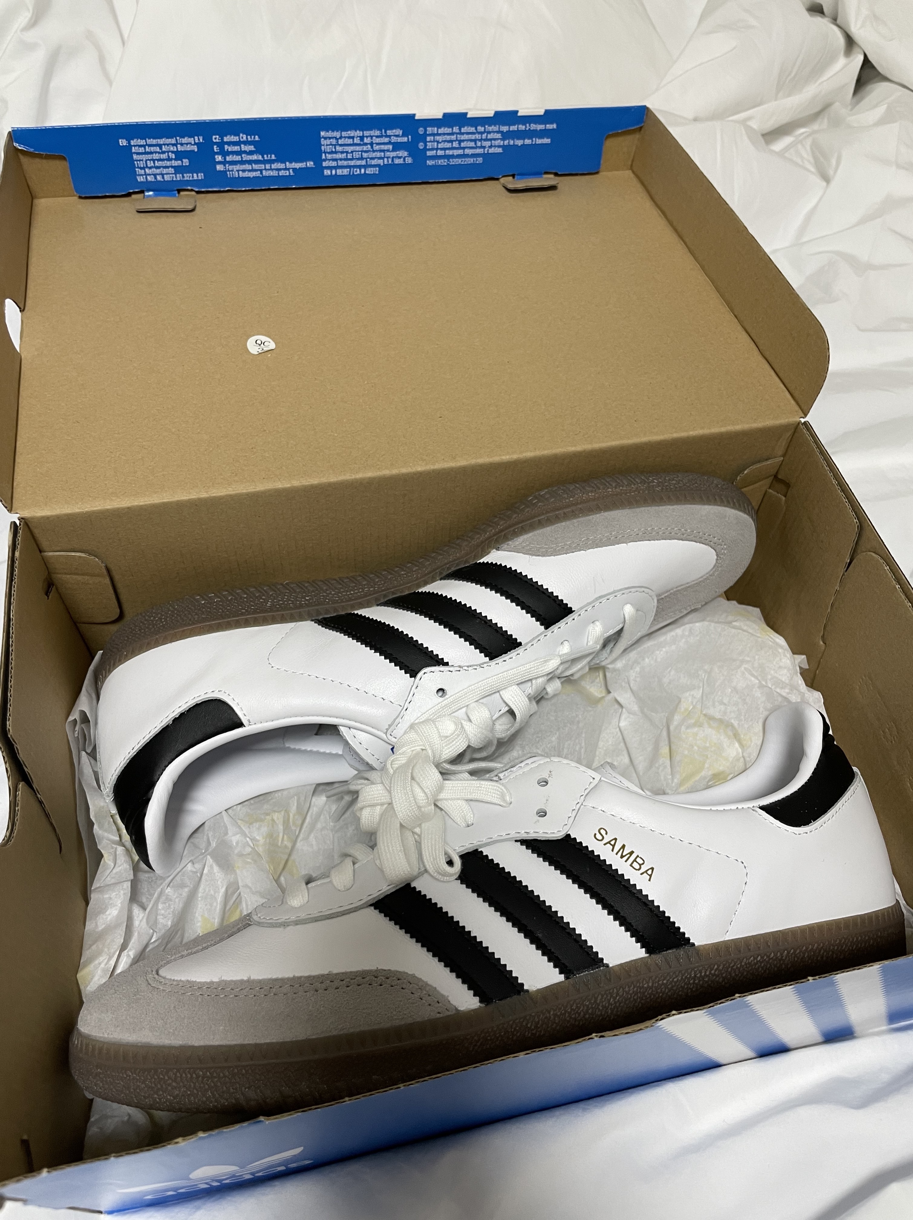 Adidas Samba ADV White 착용 스타일
