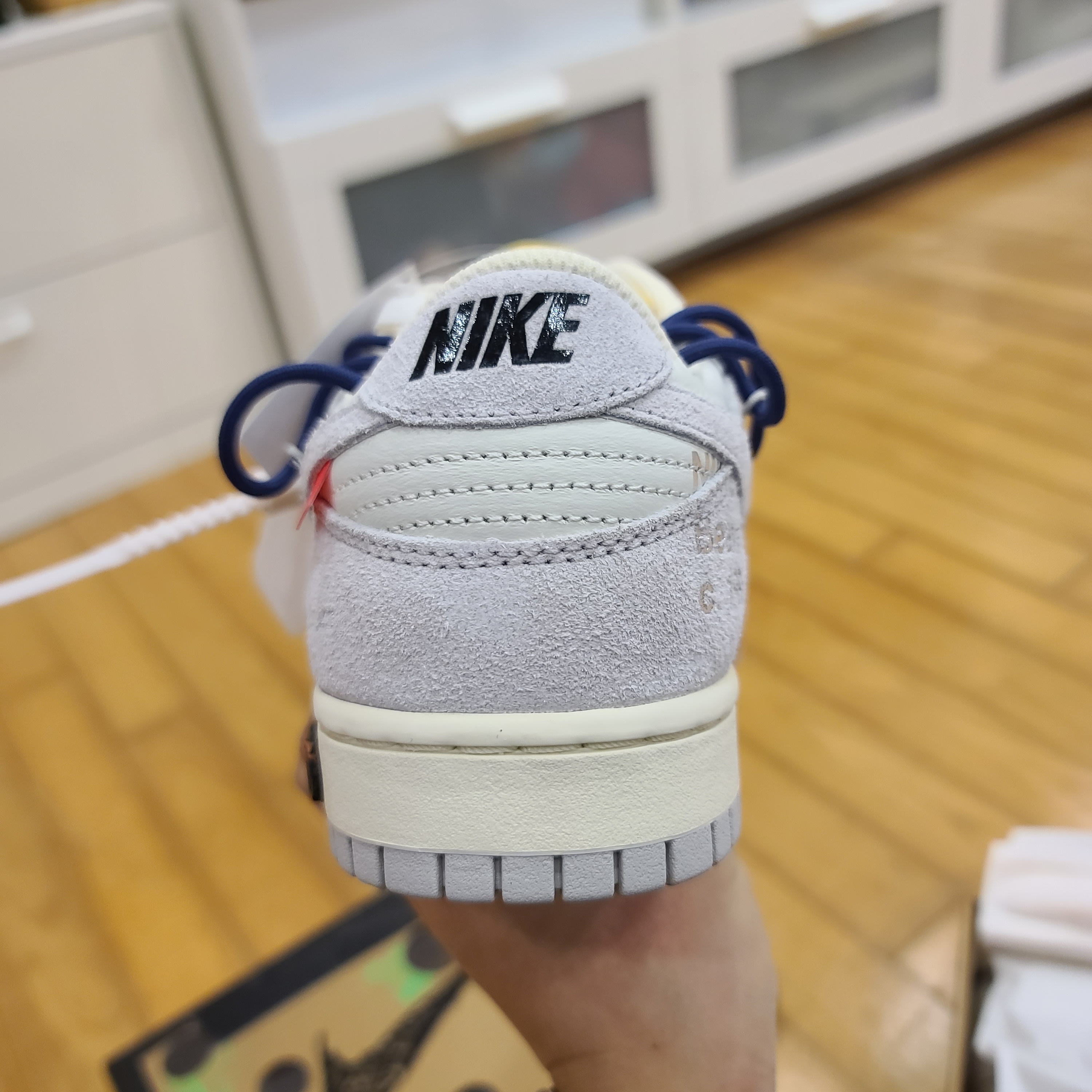 Nike x Off-White Dunk Low The 50 - Lot 18 착용 스타일 - 3