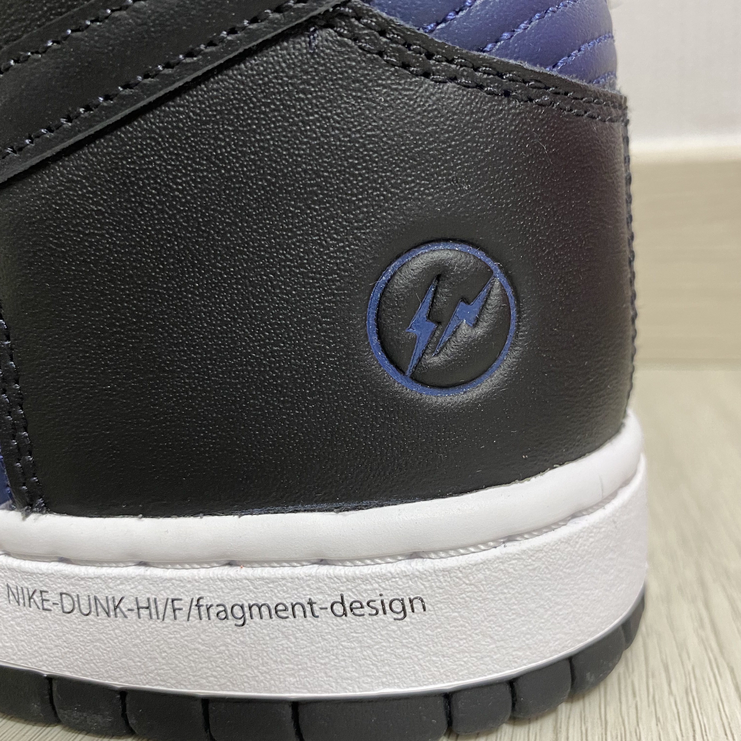 Nike x Fragment Dunk High Midnight Navy 착용 스타일 - 2