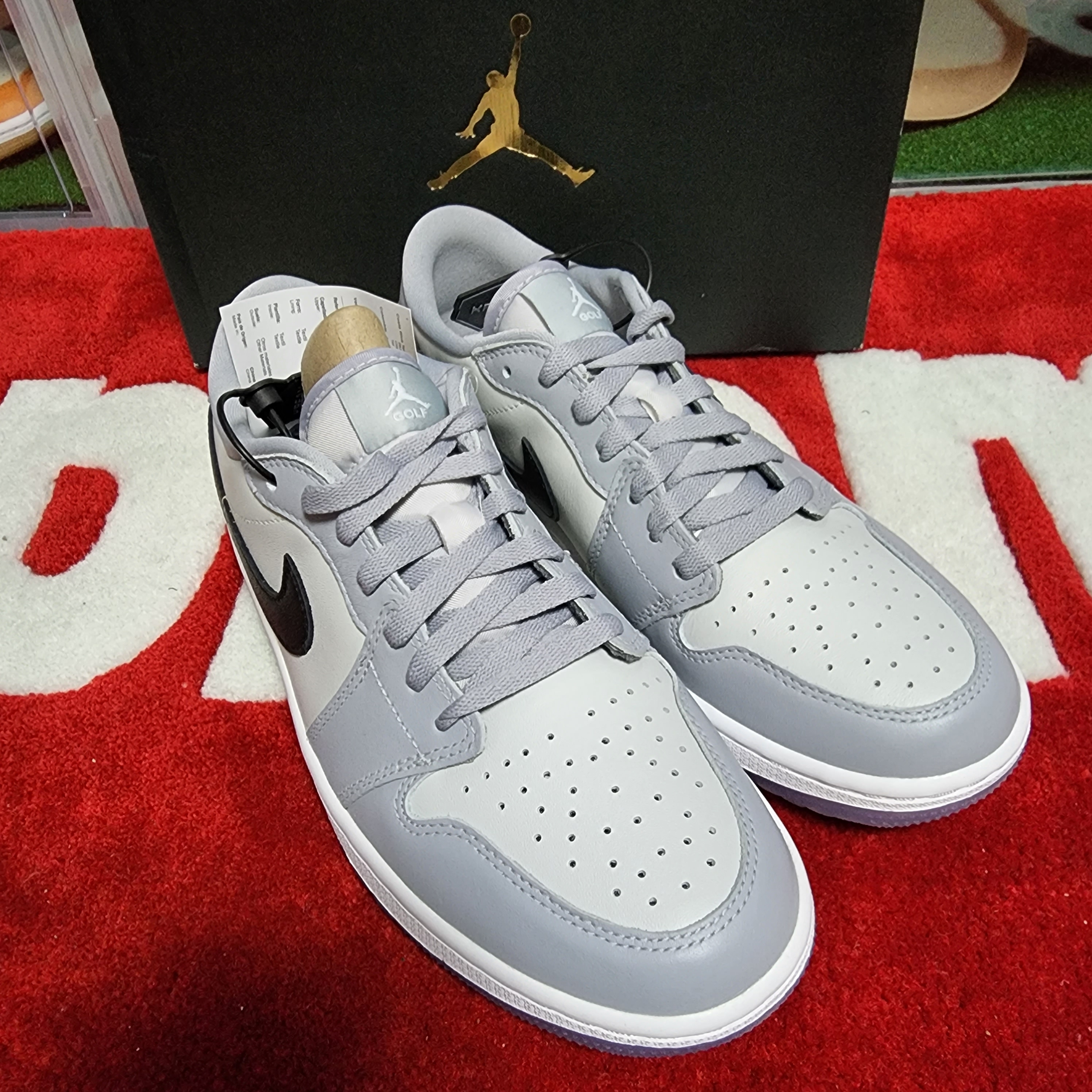 Jordan 1 Low Golf Wolf Grey 착용 스타일 - 4