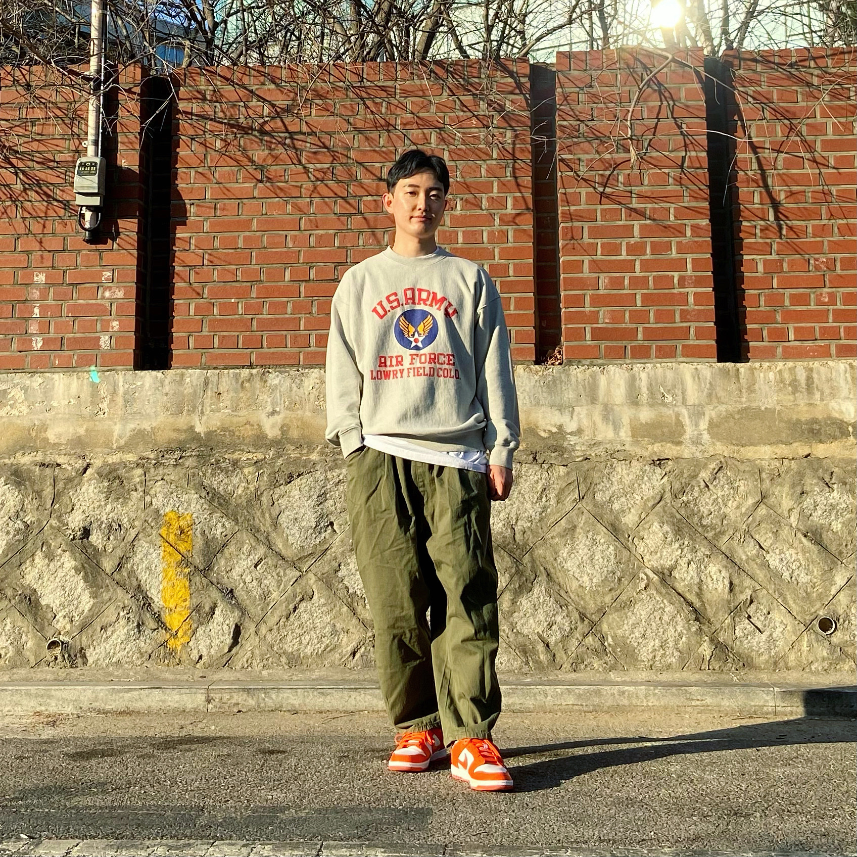 Nike Dunk Low SP Syracuse 2020 착용 스타일
