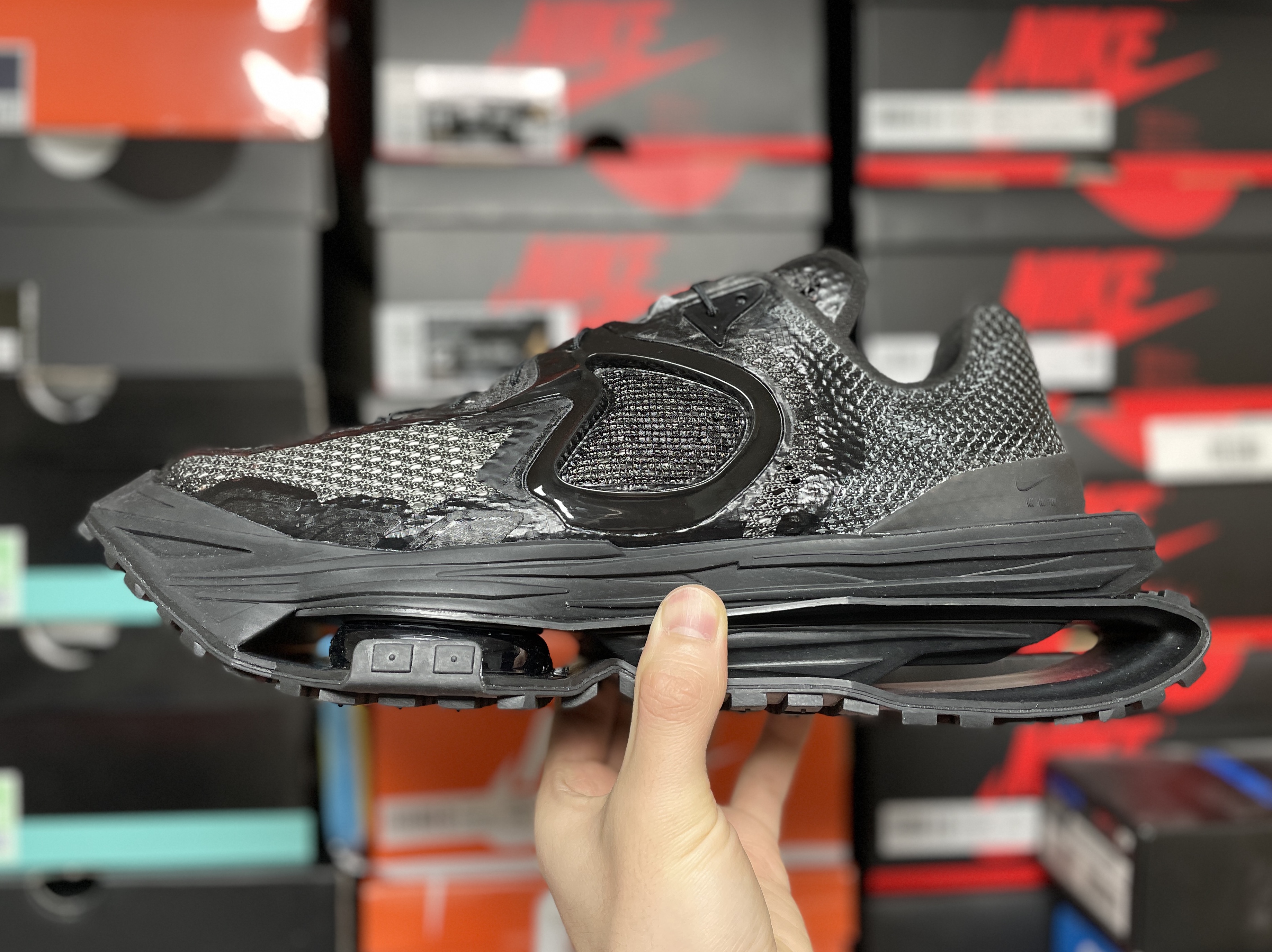Nike x Matthew M Williams Zoom 004 Triple Black 착용 스타일