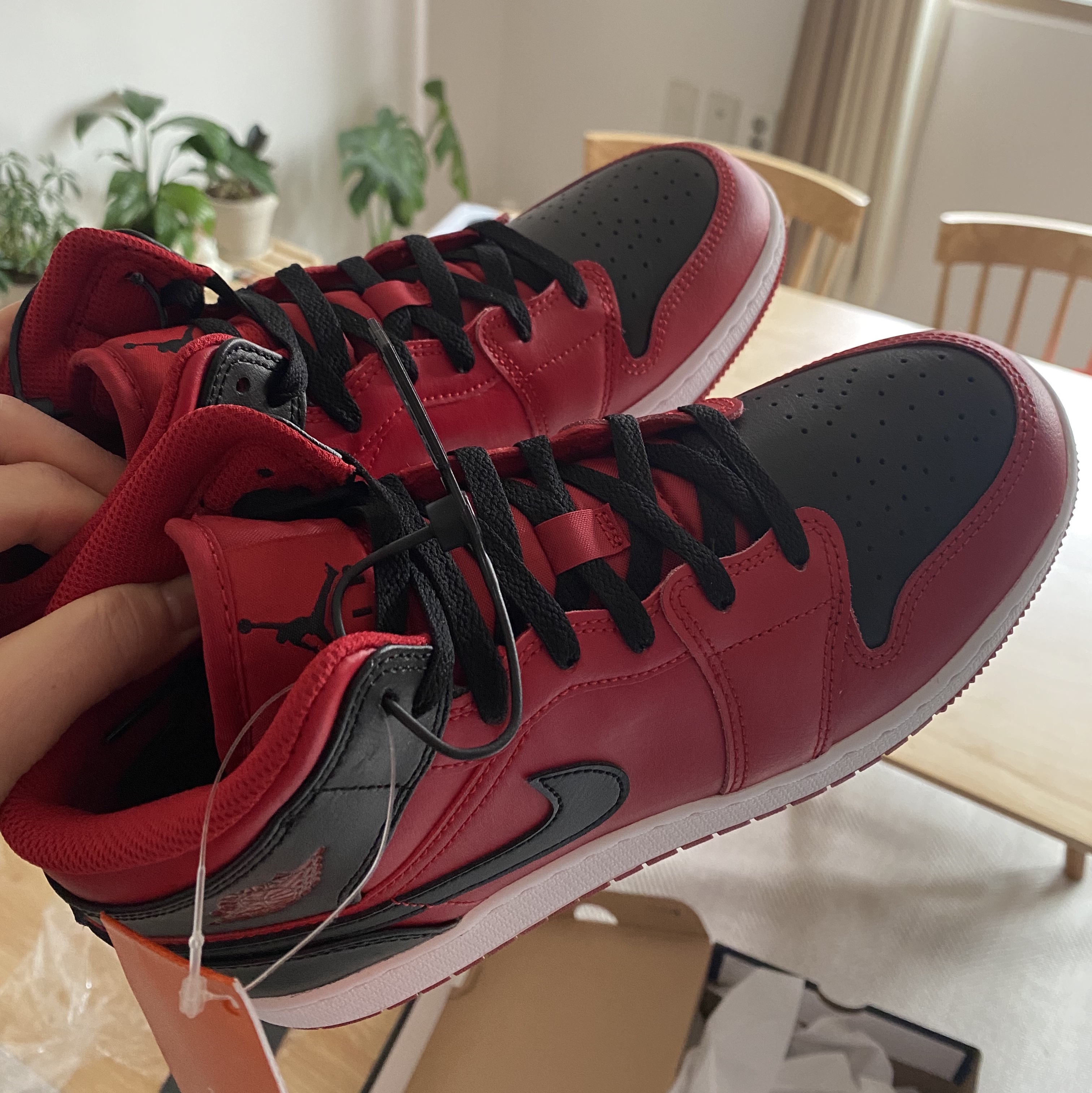 (GS) Jordan 1 Mid Reverse Bred 착용 스타일