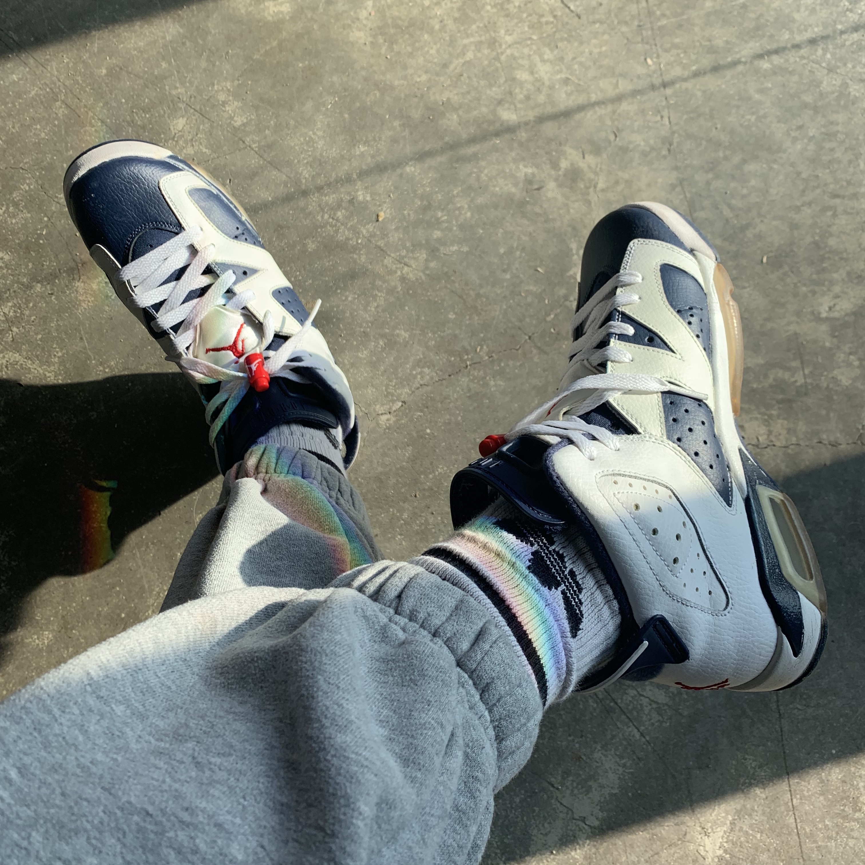 Jordan 6 Retro Olympic 2012 착용 스타일