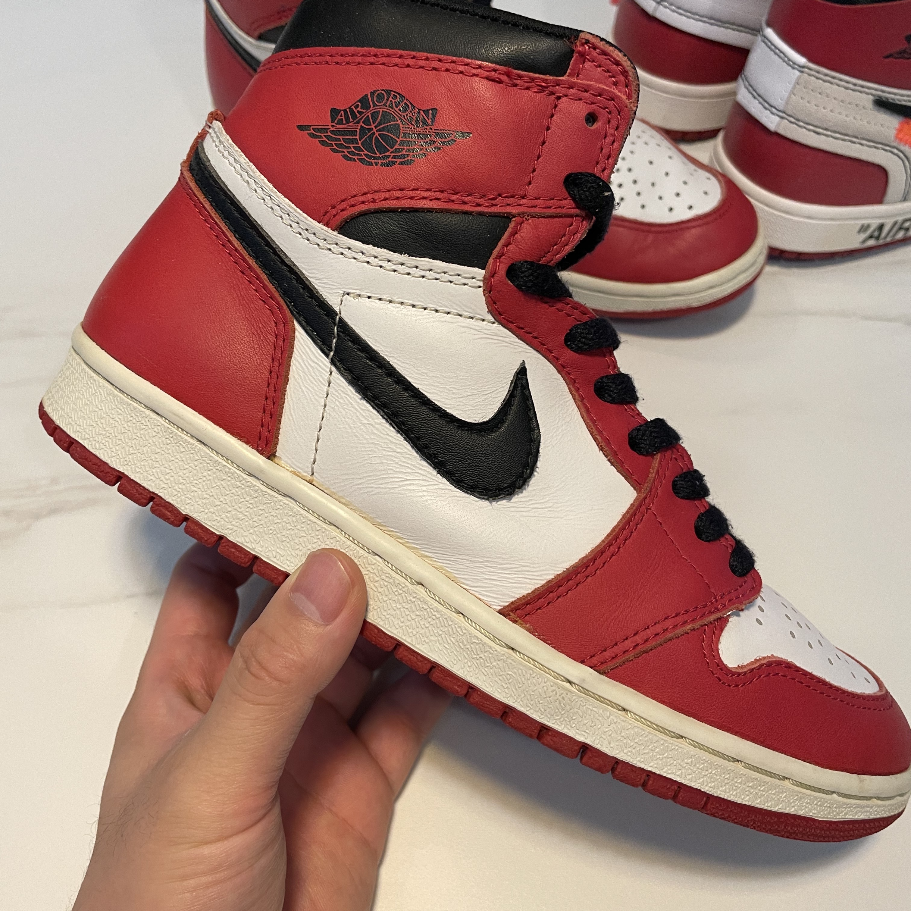 Jordan 1 OG Chicago 1985, Jordan 1 Retro High OG Chicago 2015 착용 스타일 - 4