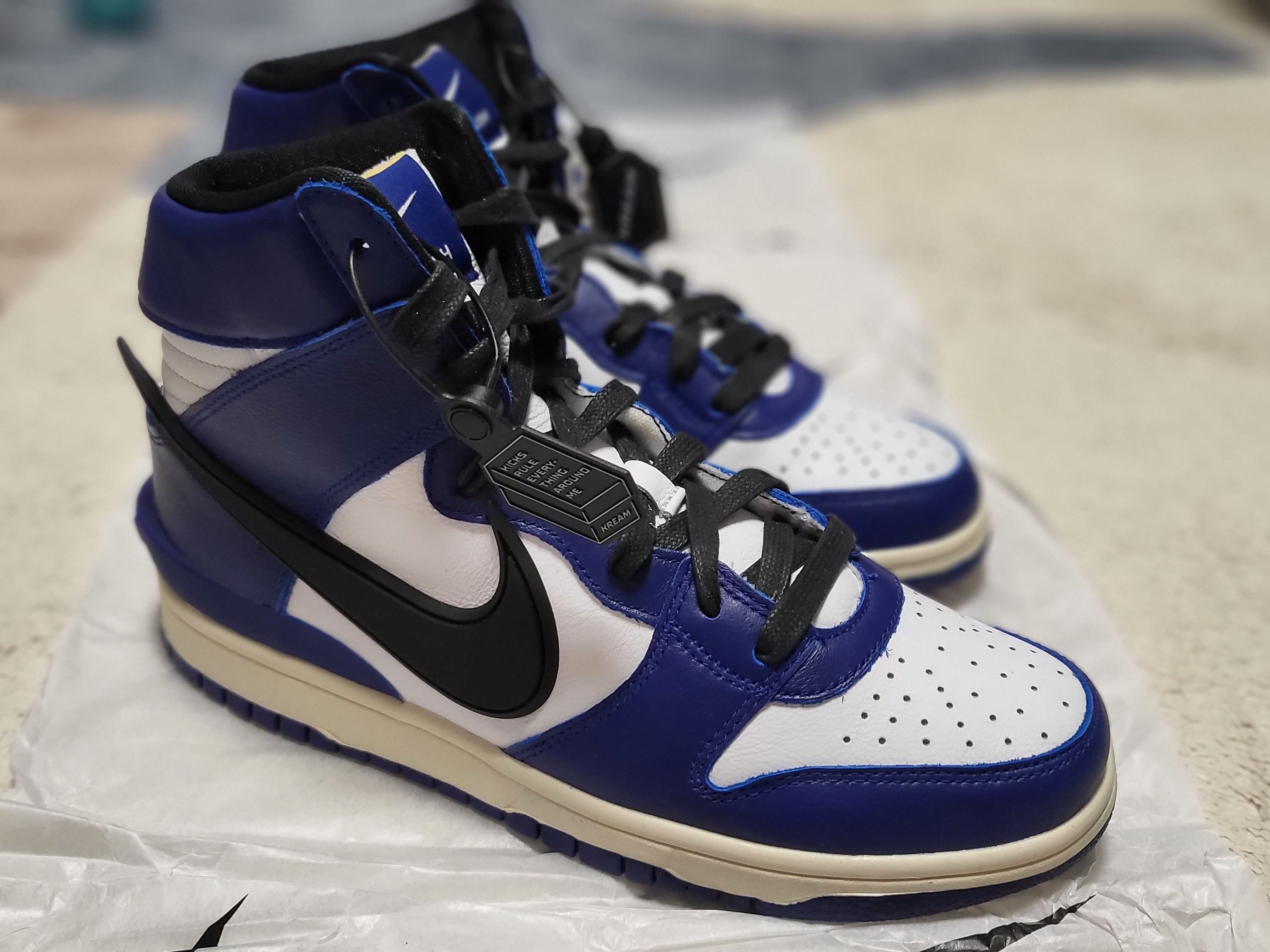 Nike x Ambush Dunk High Deep Royal Blue 착용 스타일 - 2