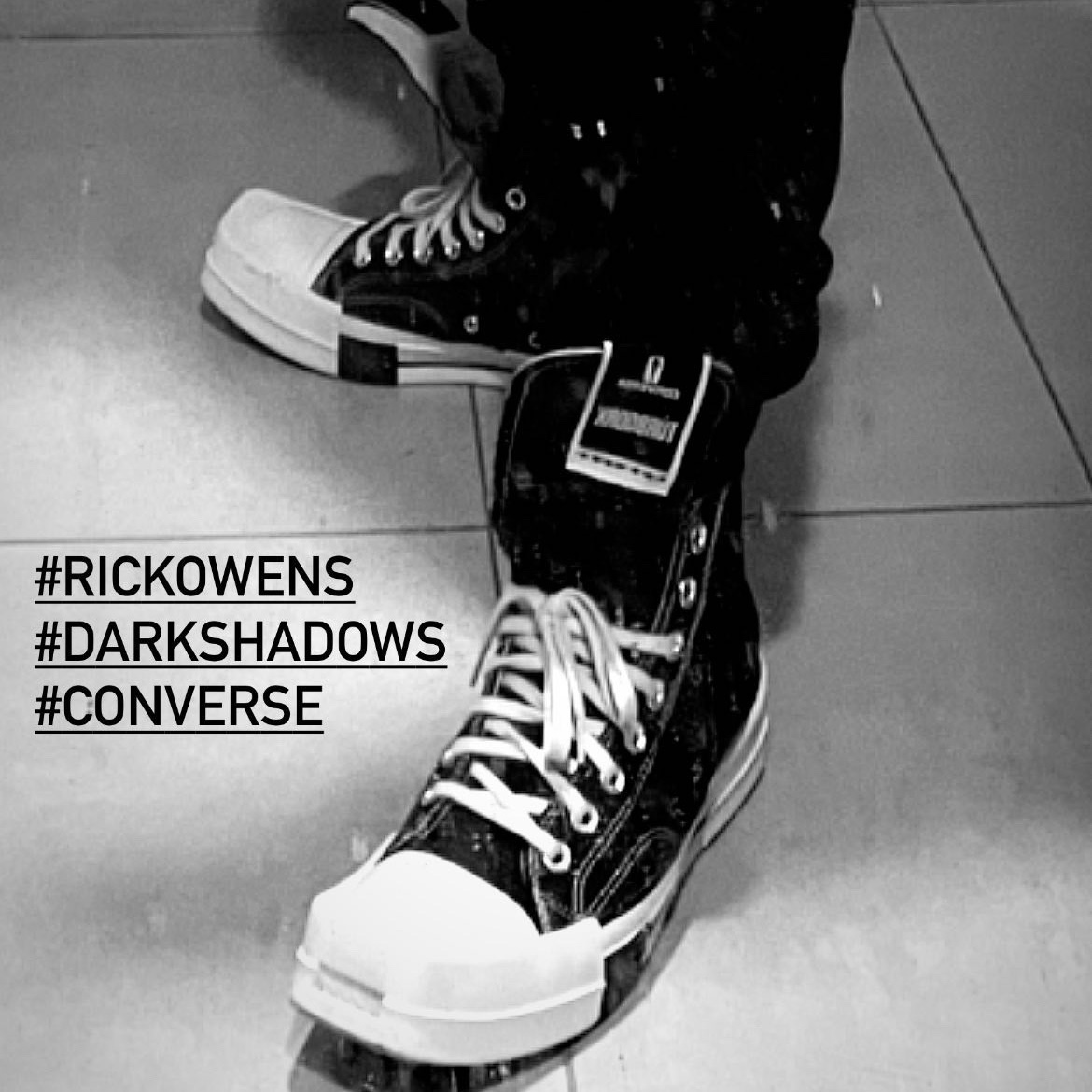 Converse x Drkshdw Turbodrk Chuck 70 Hi Black 착용 스타일