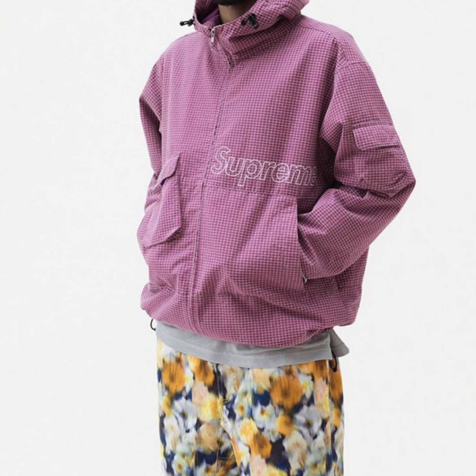 Supreme Liberty Floral Belted Pants Yellow - 20SS 착용 스타일