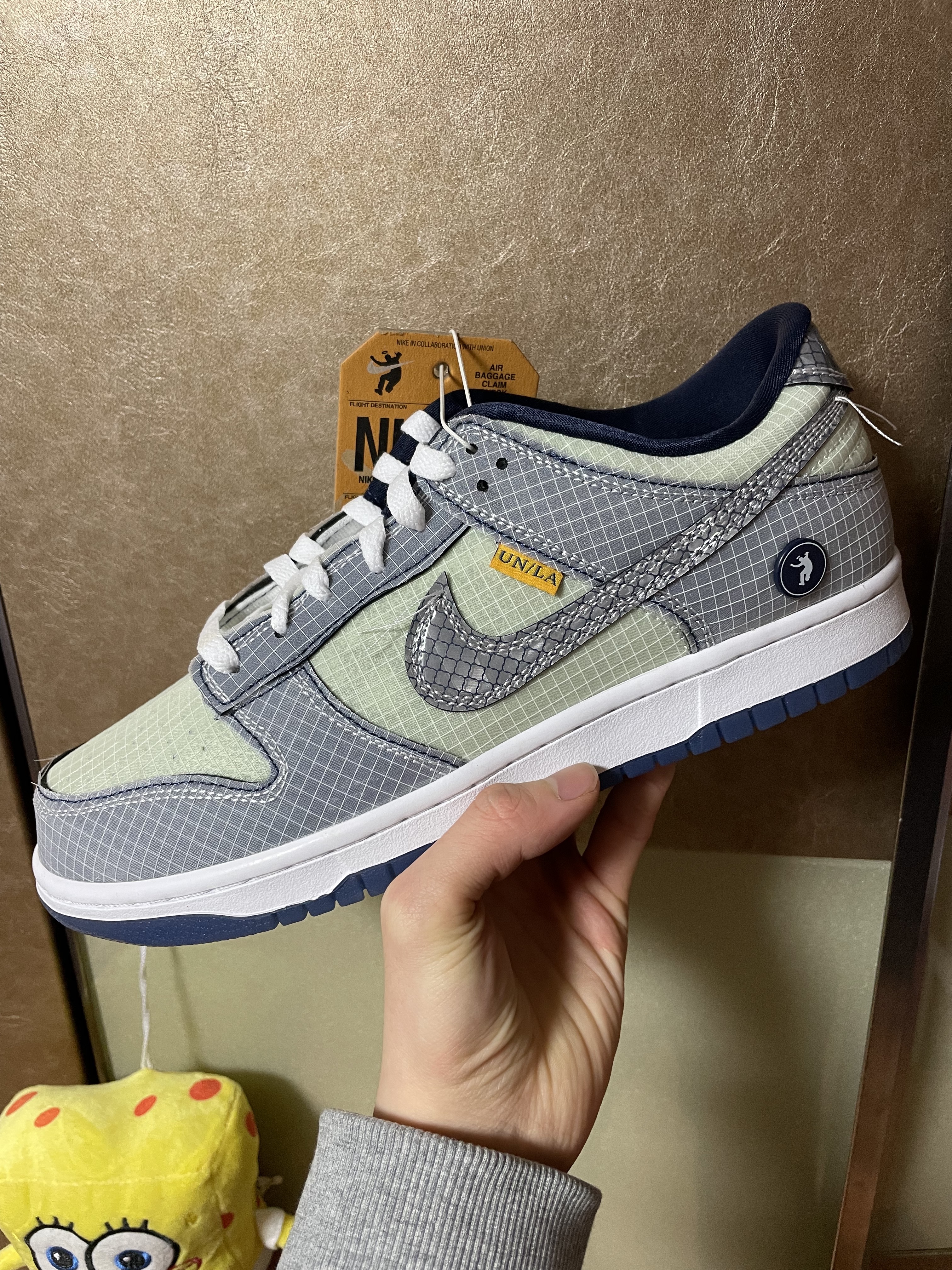 Nike x Union Dunk Low Passport Pack Pistachio 착용 스타일