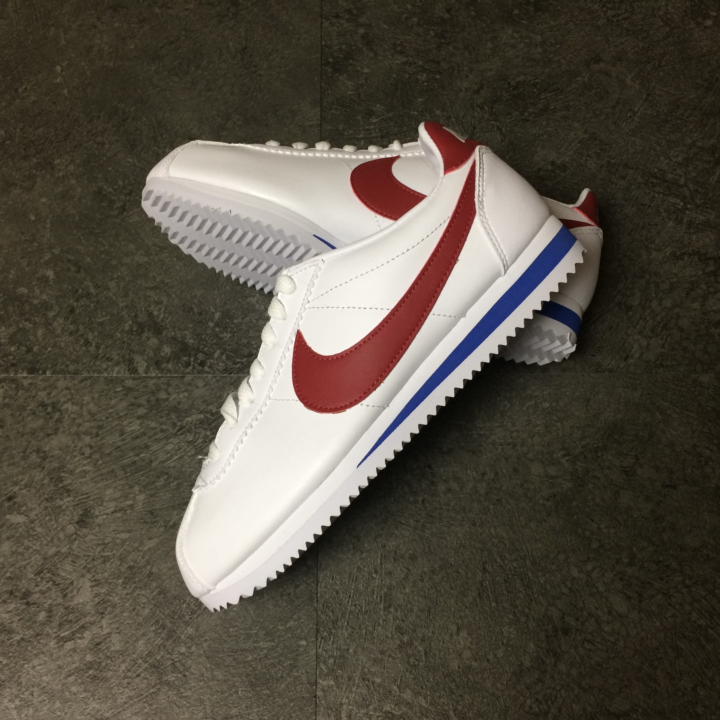(W) Nike Classic Cortez Leather Forrest Gump 2017 착용 스타일 - 2