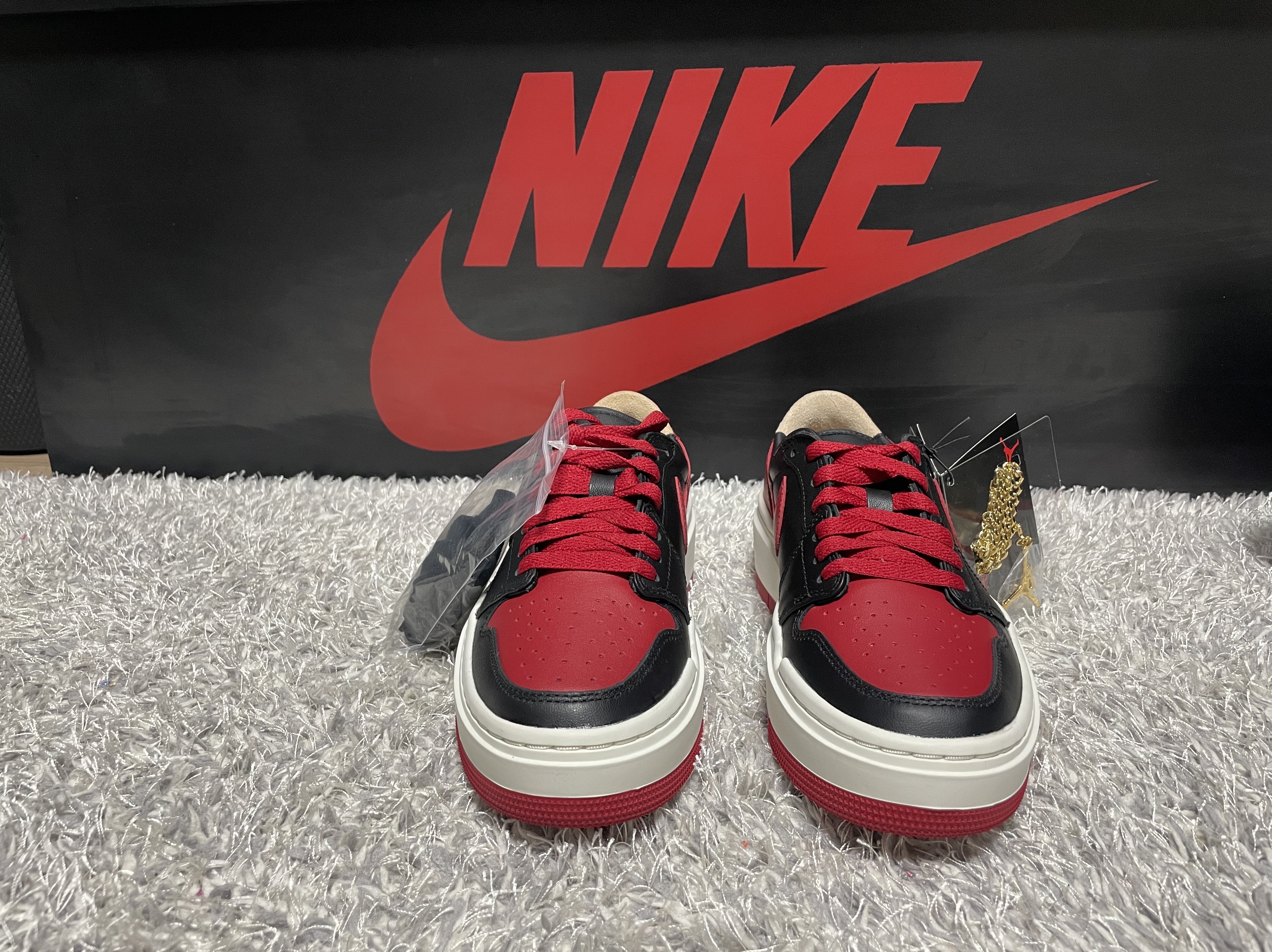 (W) Jordan 1 Elevate Low SE Bred 착용 스타일 - 2
