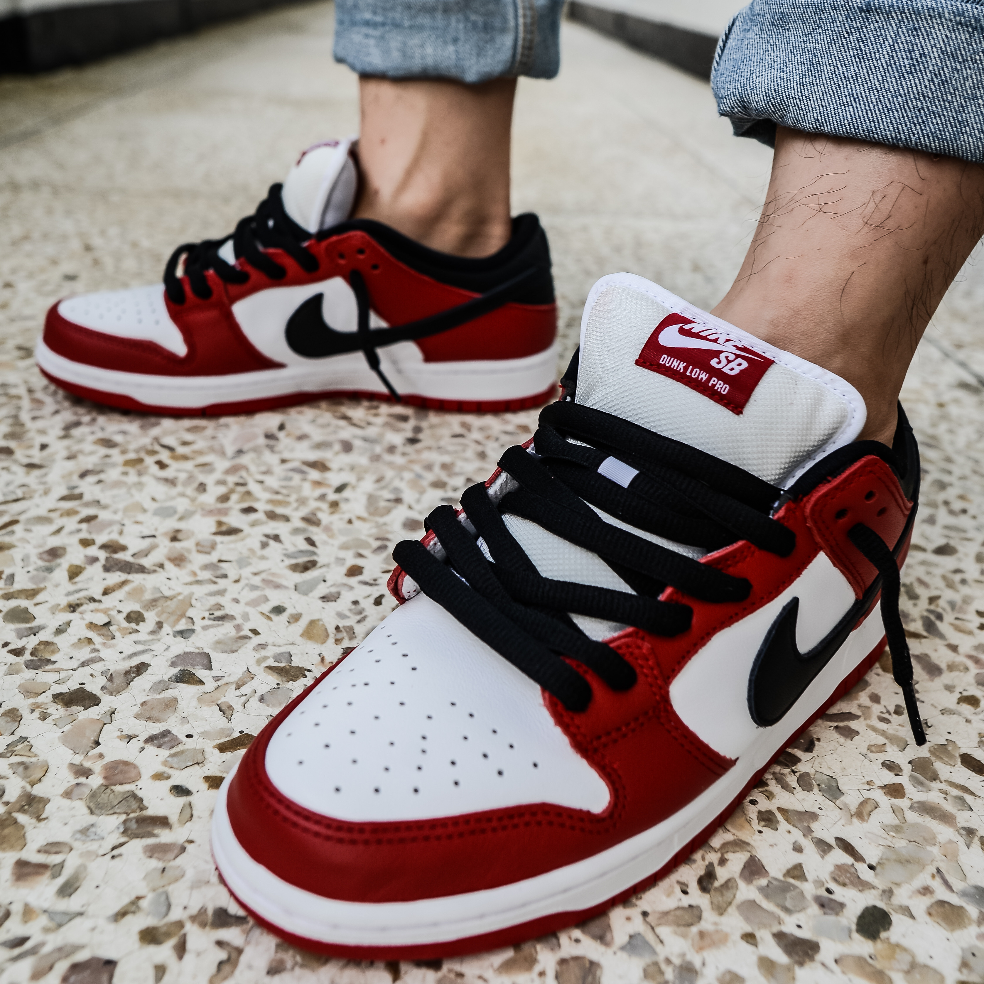 Nike SB Dunk Low Pro Chicago 착용 스타일