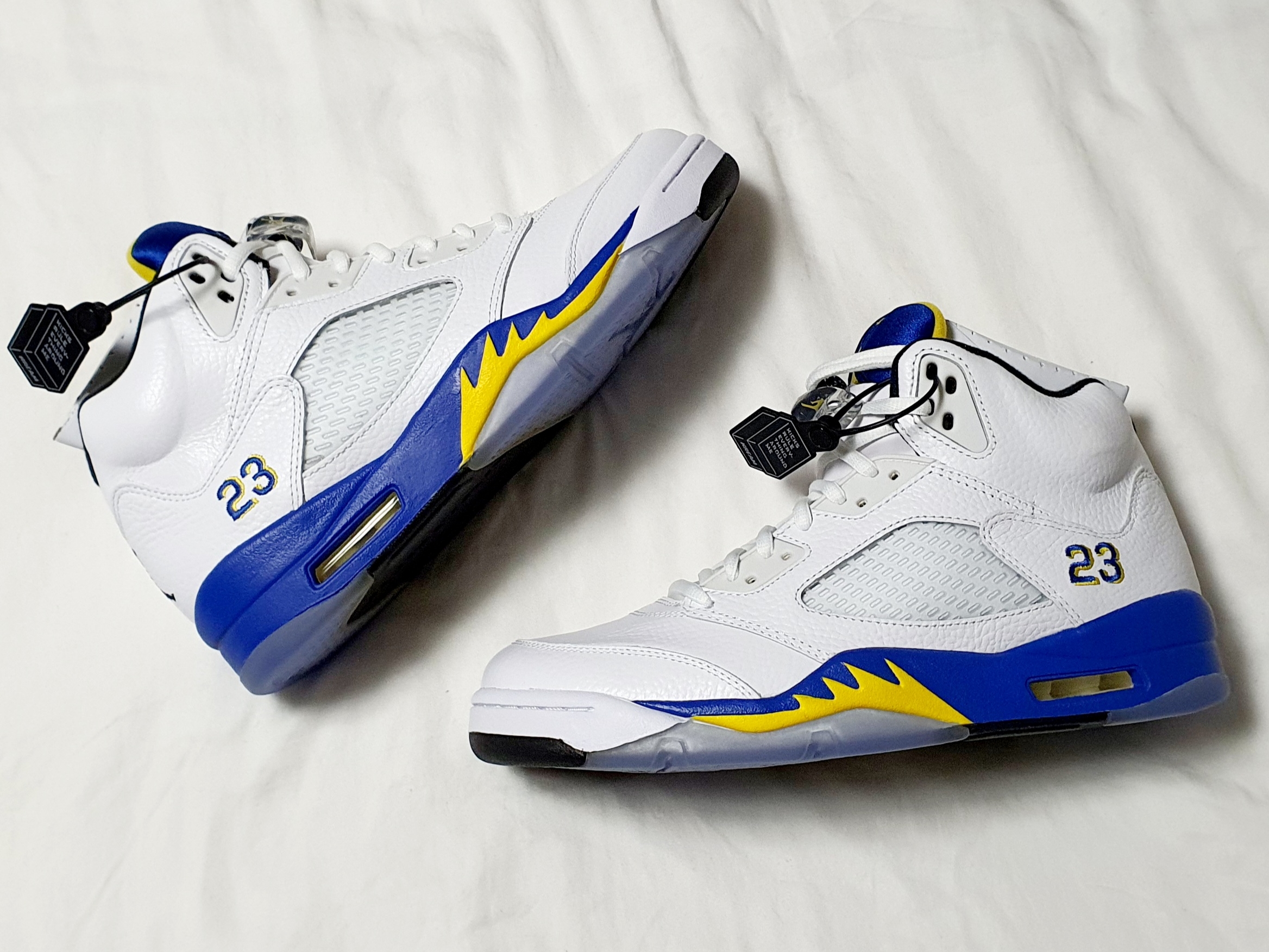 Jordan 5 Retro Laney 2013 착용 스타일 - 1