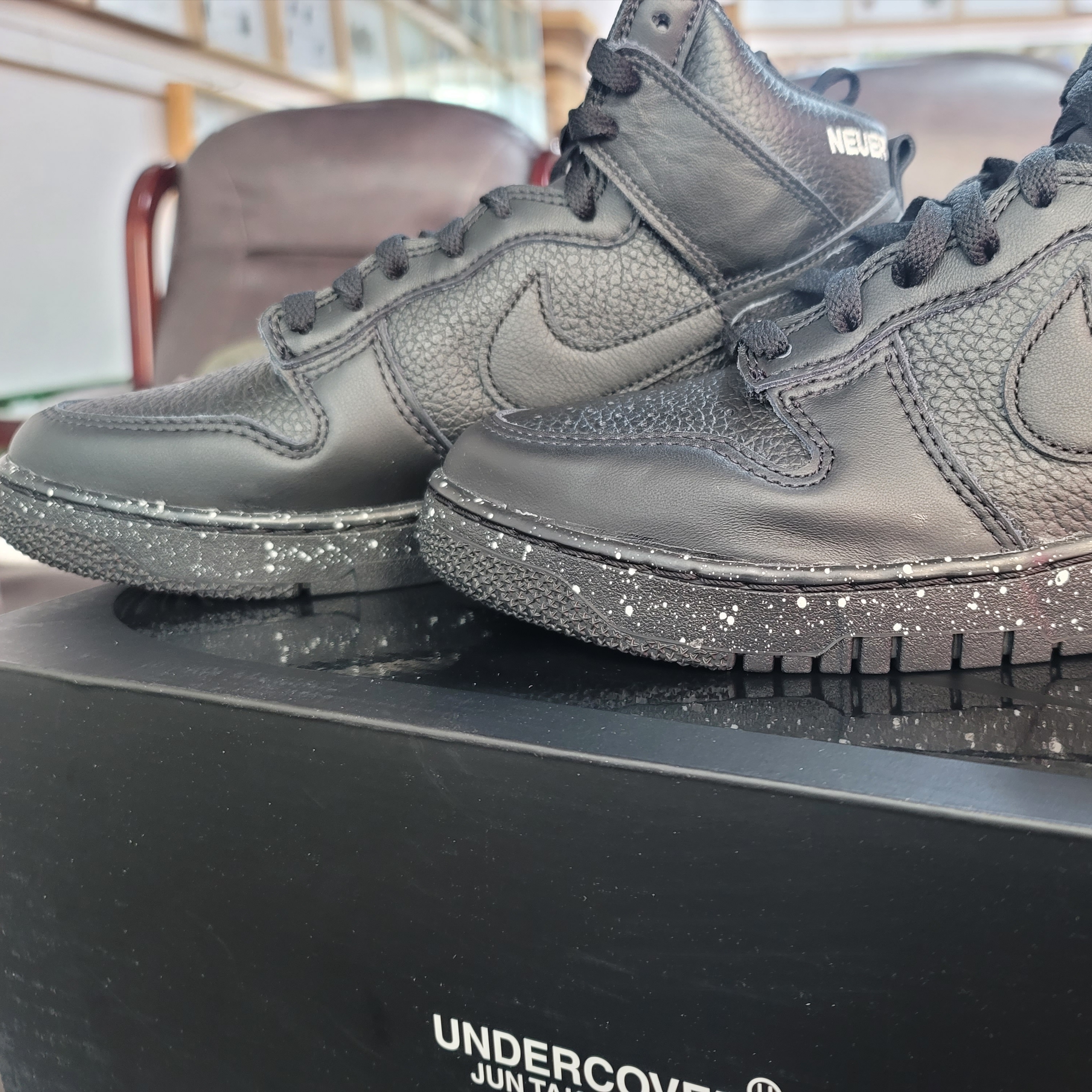 Nike x Undercover Dunk High 1985 Black 착용 스타일