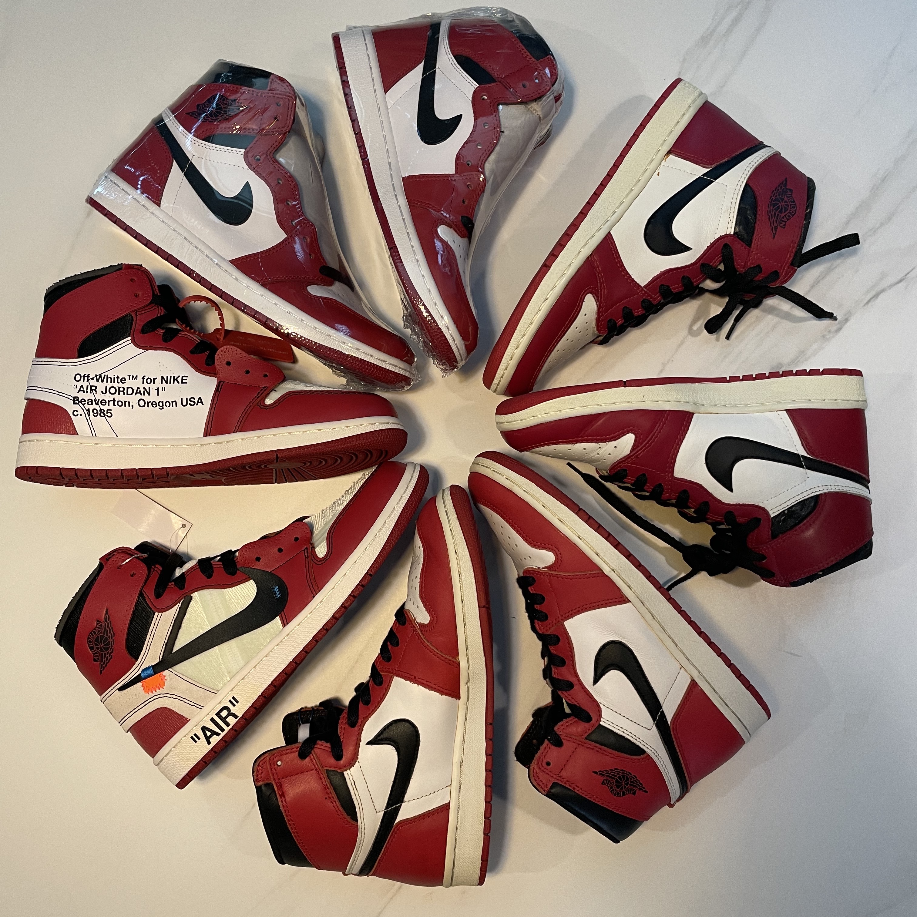 Jordan 1 OG Chicago 1985, Jordan 1 Retro High OG Chicago 2015 착용 스타일 - 1