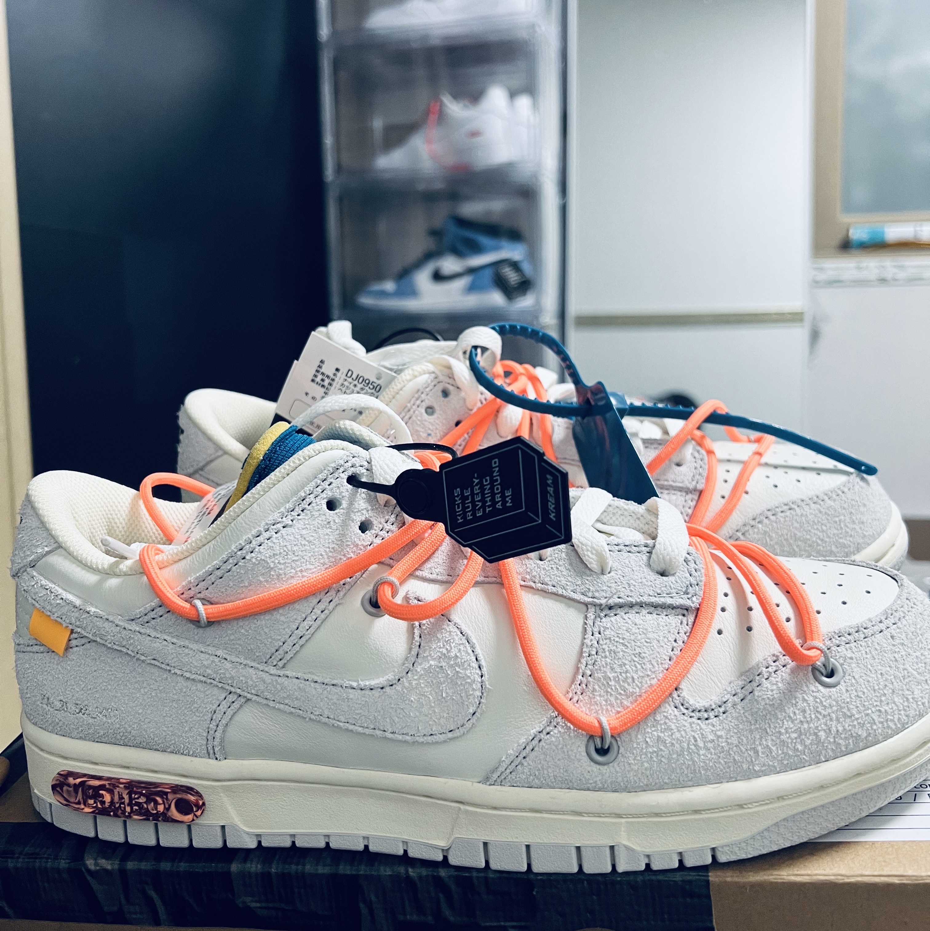 Nike x Off-White Dunk Low The 50 - Lot 19 착용 스타일