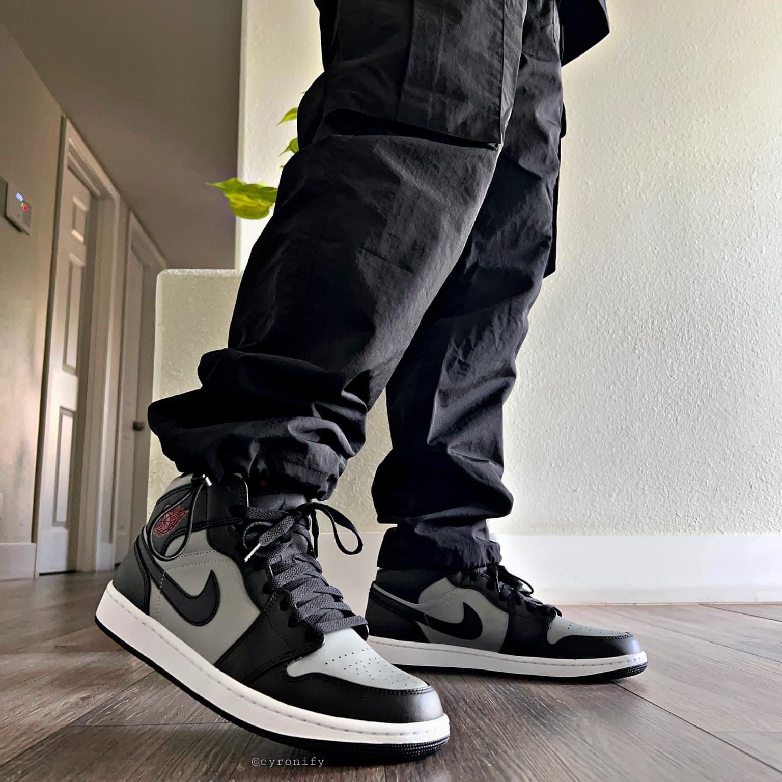 Jordan 1 Mid Shadow 착용 스타일 - 1