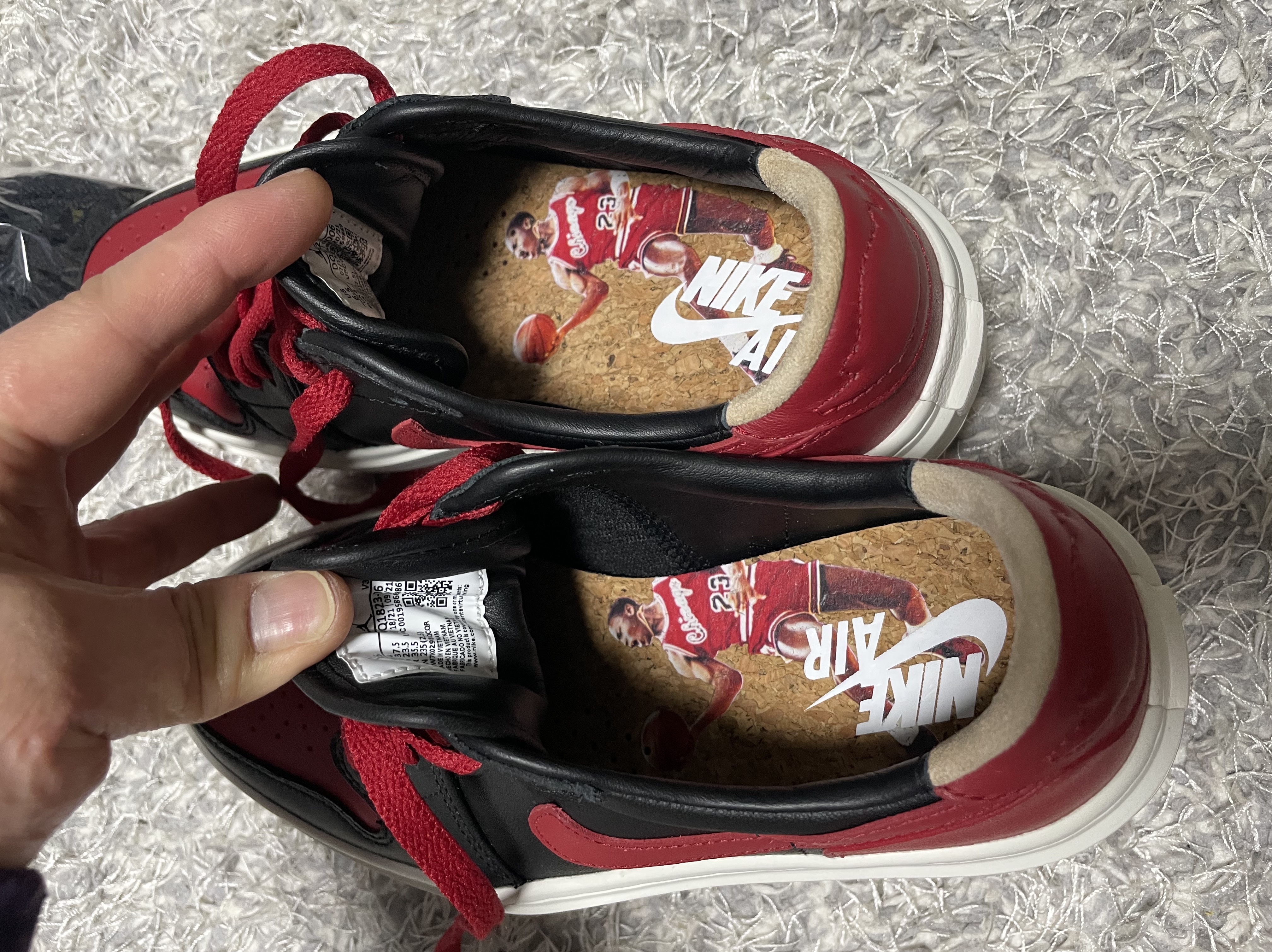 (W) Jordan 1 Elevate Low SE Bred 착용 스타일 - 5