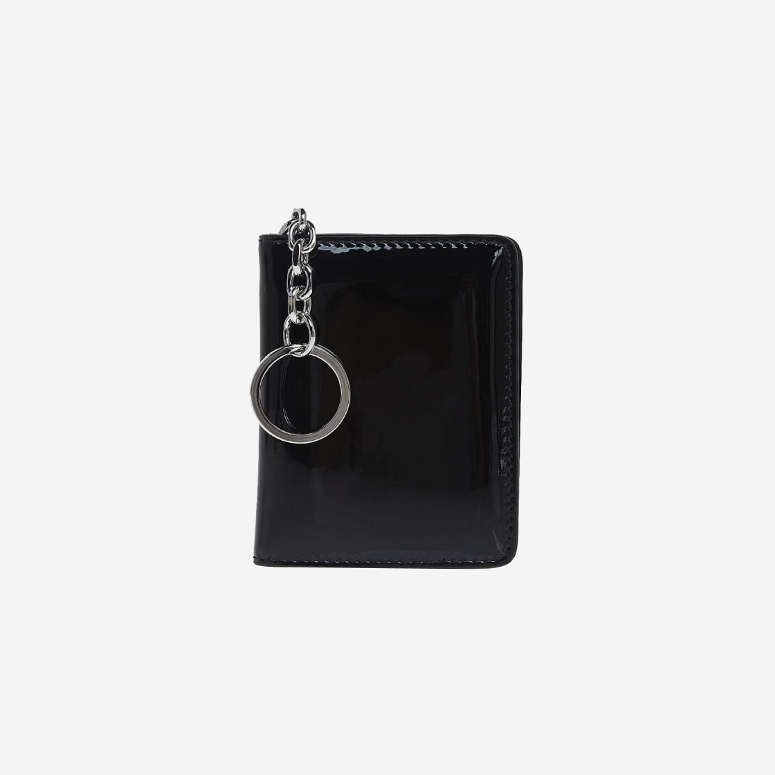 Maison Margiela Keyring Patent Leather Wallet Black 상세 이미지 2