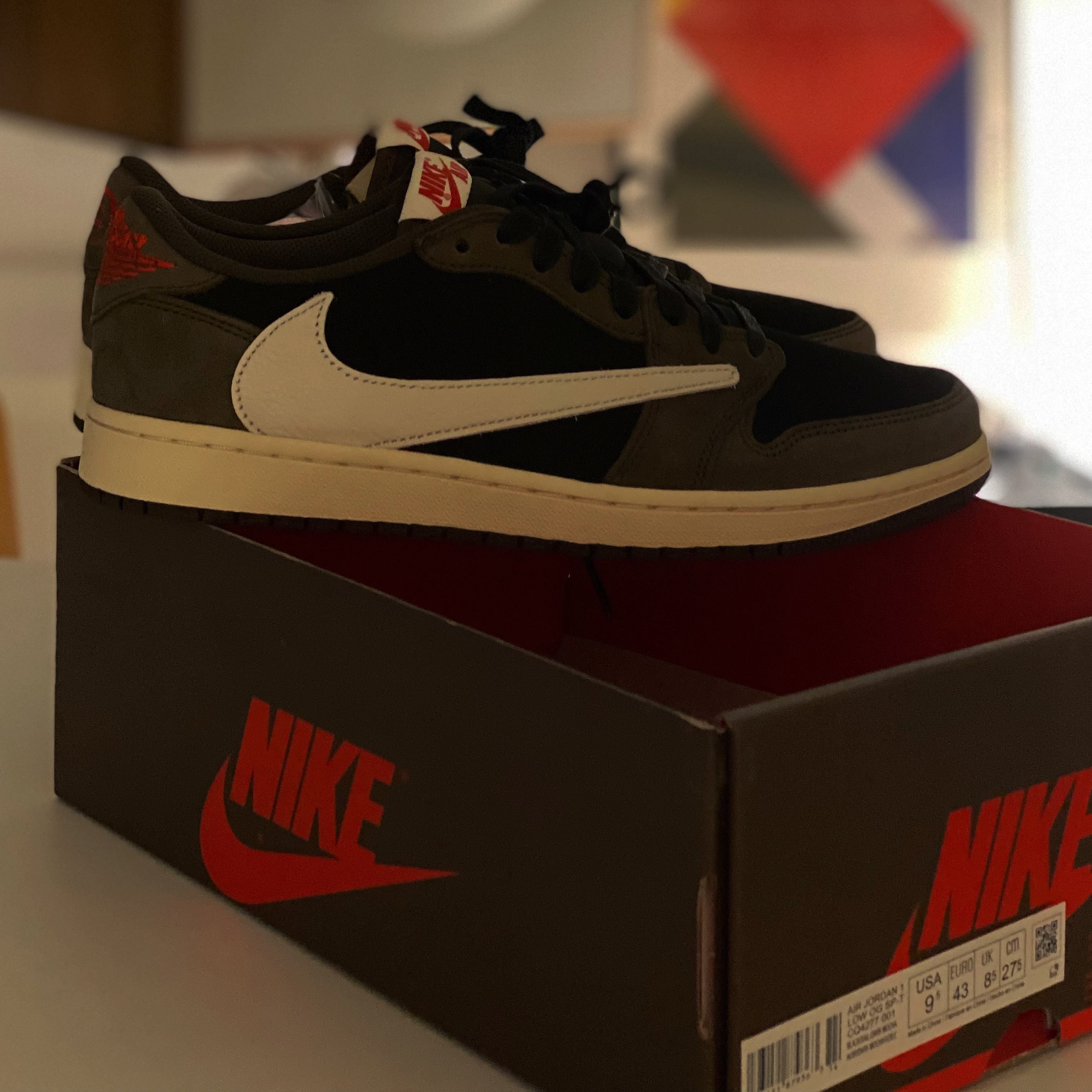 Jordan 1 x Travis Scott Retro Low OG SP Mocha 착용 스타일