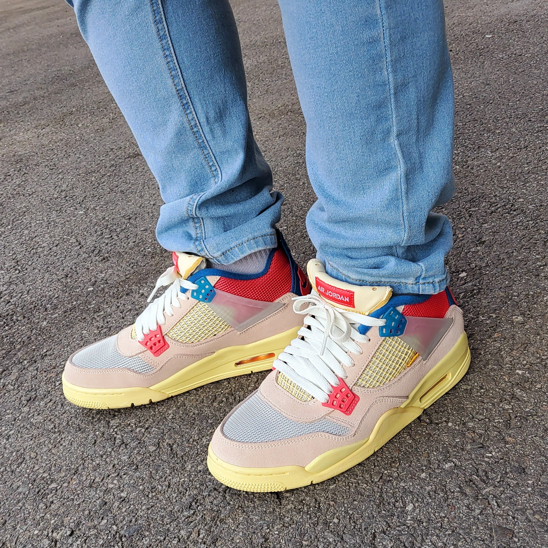 Jordan 4 x Union Retro Guava Ice 착용 스타일 - 1