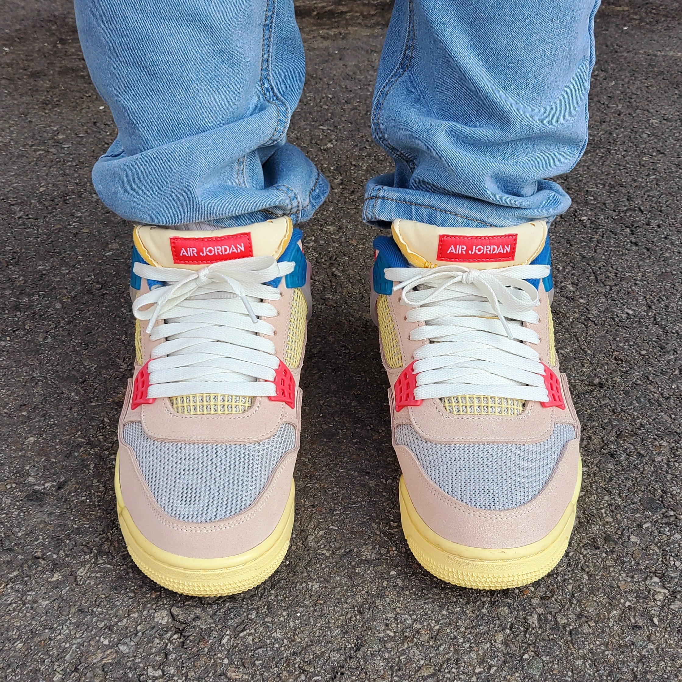 Jordan 4 x Union Retro Guava Ice 착용 스타일 - 5