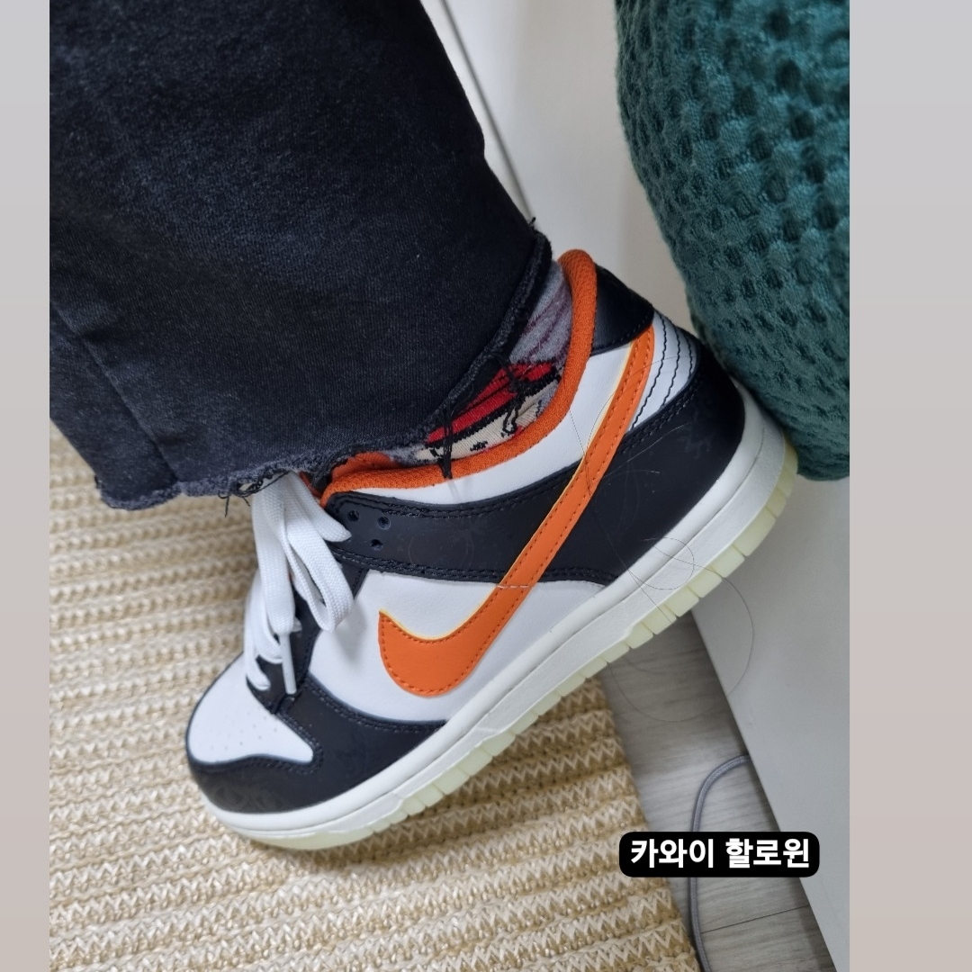 (GS) Nike Dunk Low PRM Halloween 착용 스타일