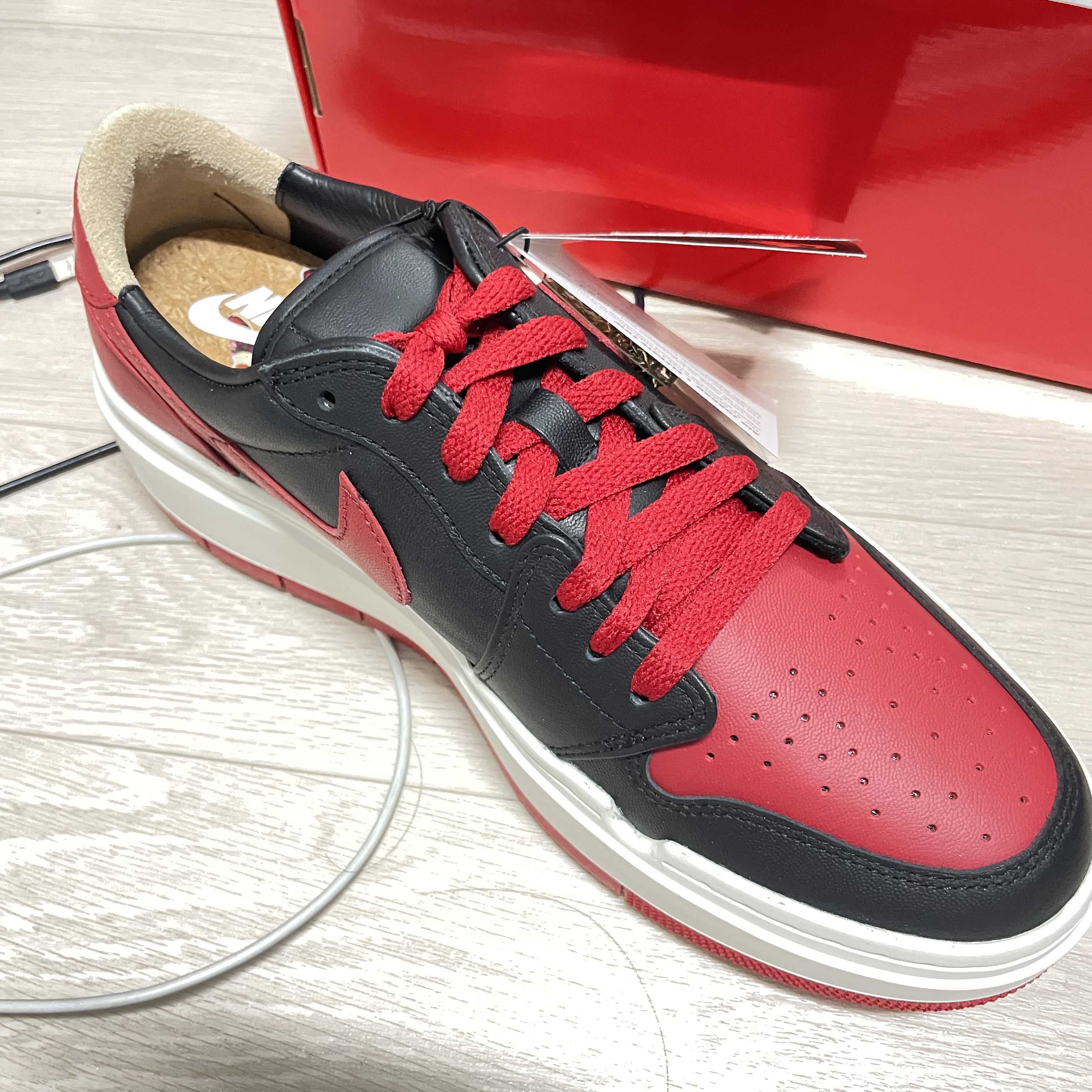 (W) Jordan 1 Elevate Low SE Bred 착용 스타일