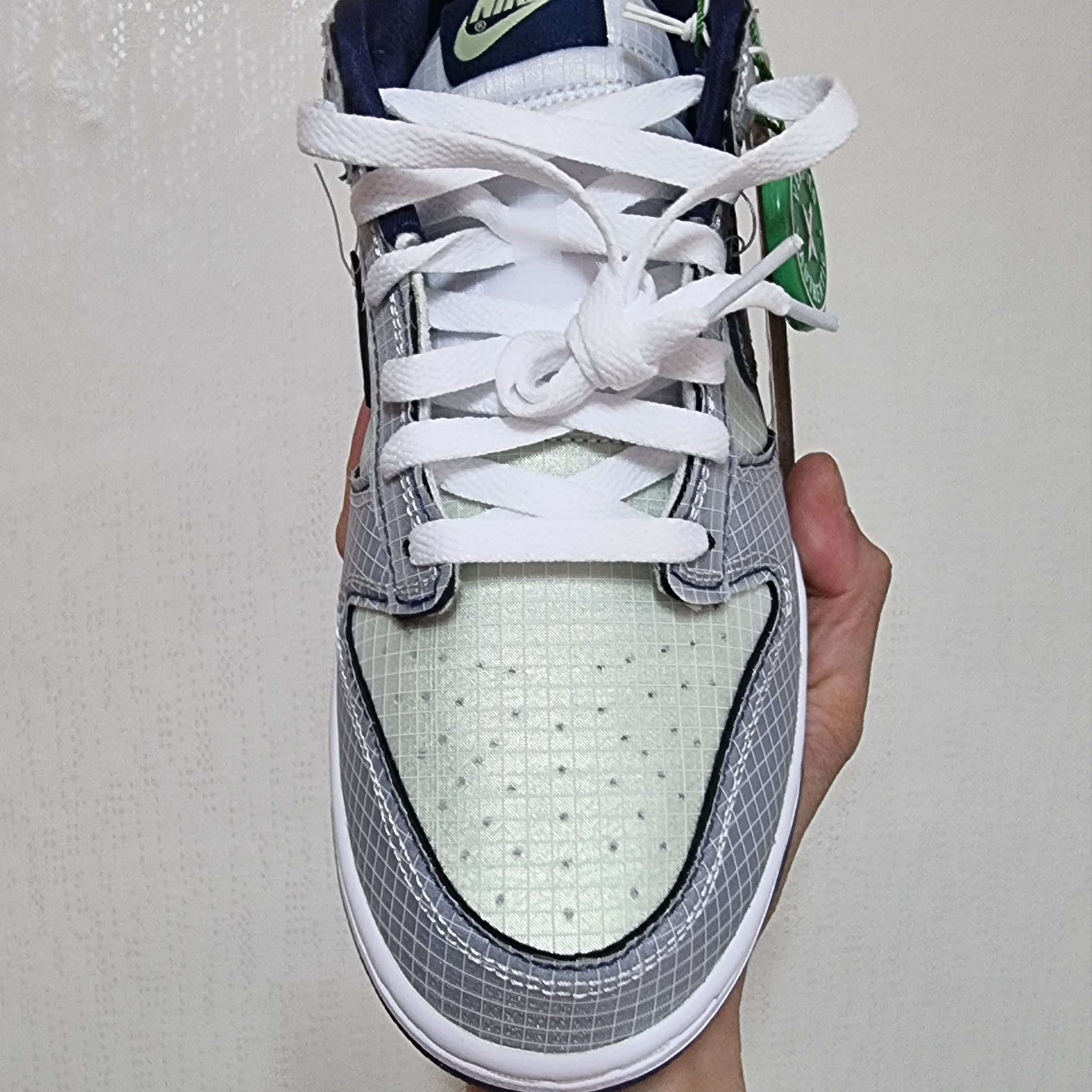 Nike x Union Dunk Low Passport Pack Pistachio 착용 스타일 - 4