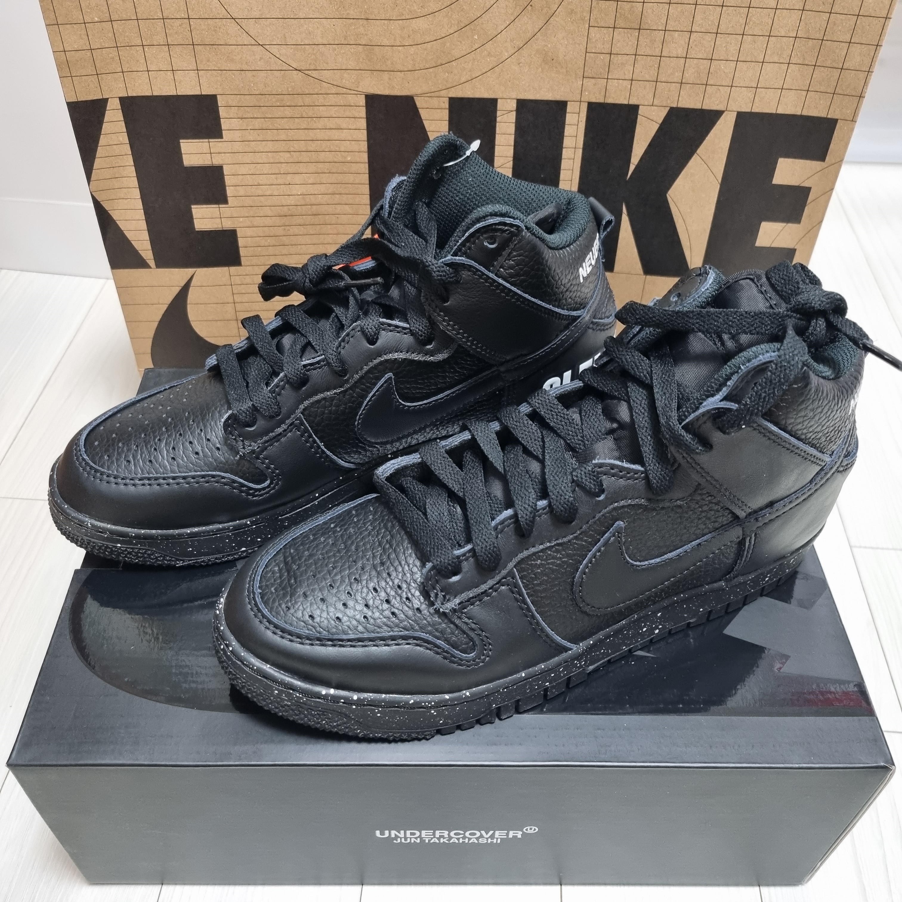 Nike x Undercover Dunk High 1985 Black 착용 스타일