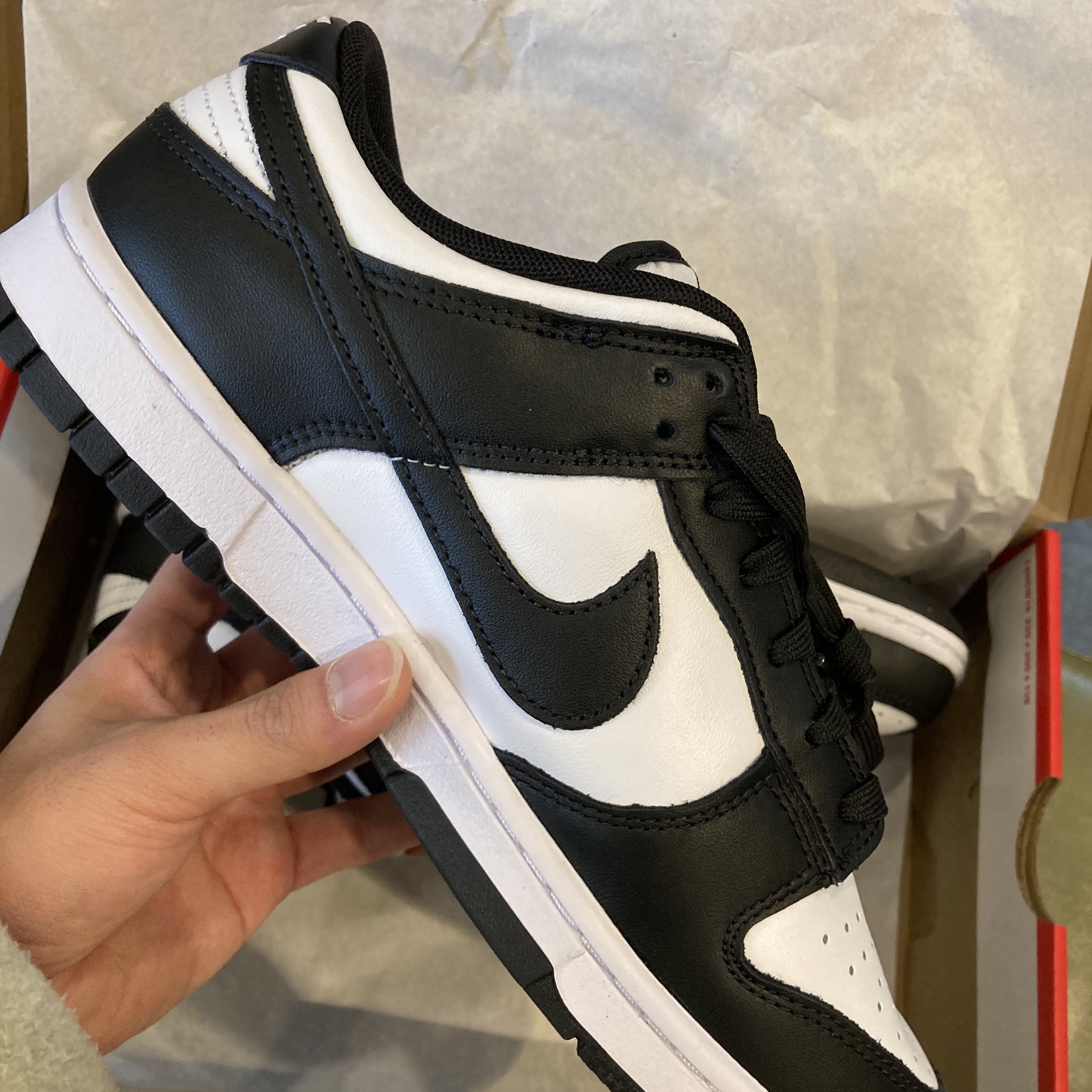 Nike Dunk Low Retro Black, (W) Nike Daybreak Vast Grey 착용 스타일 - 3