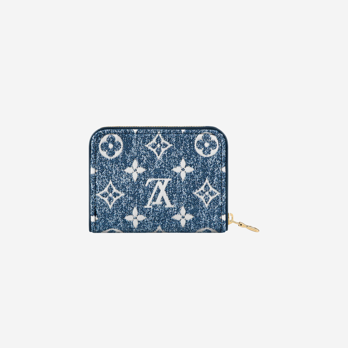 Louis Vuitton Zippy Coin Purse Monogram Jacquard Denim Navy Blue 상세 이미지 3